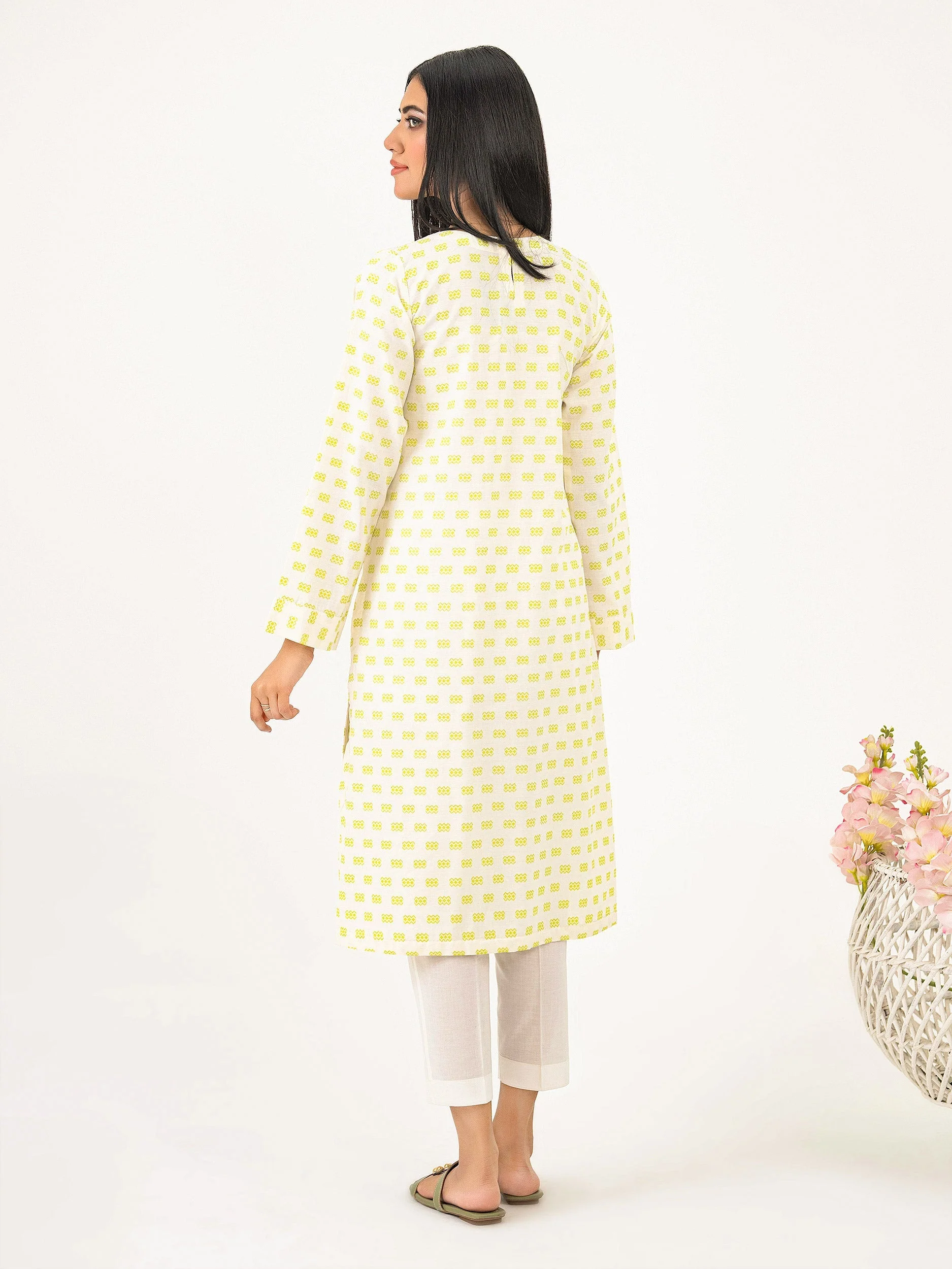 Jacquard Shirt-Embroidered (Pret) - Image 4