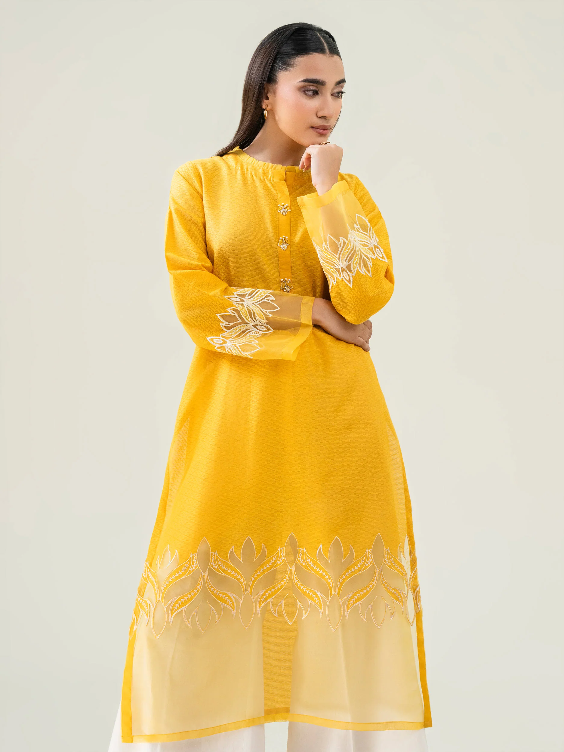 Lawn Shirt-Embroidered (Pret) - Image 3