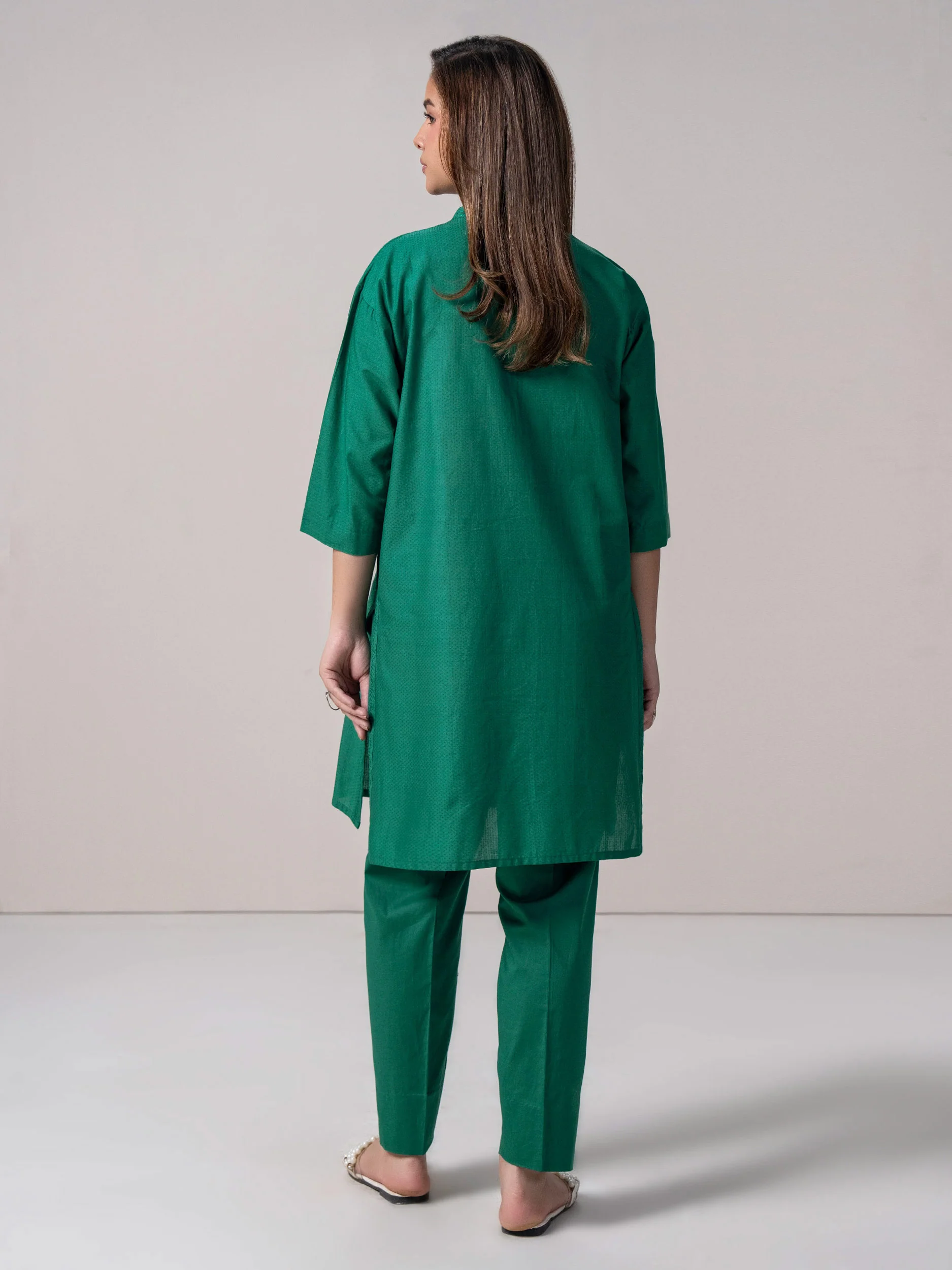 2 Piece Lawn Suit- Embroidered (Pret) - Image 4