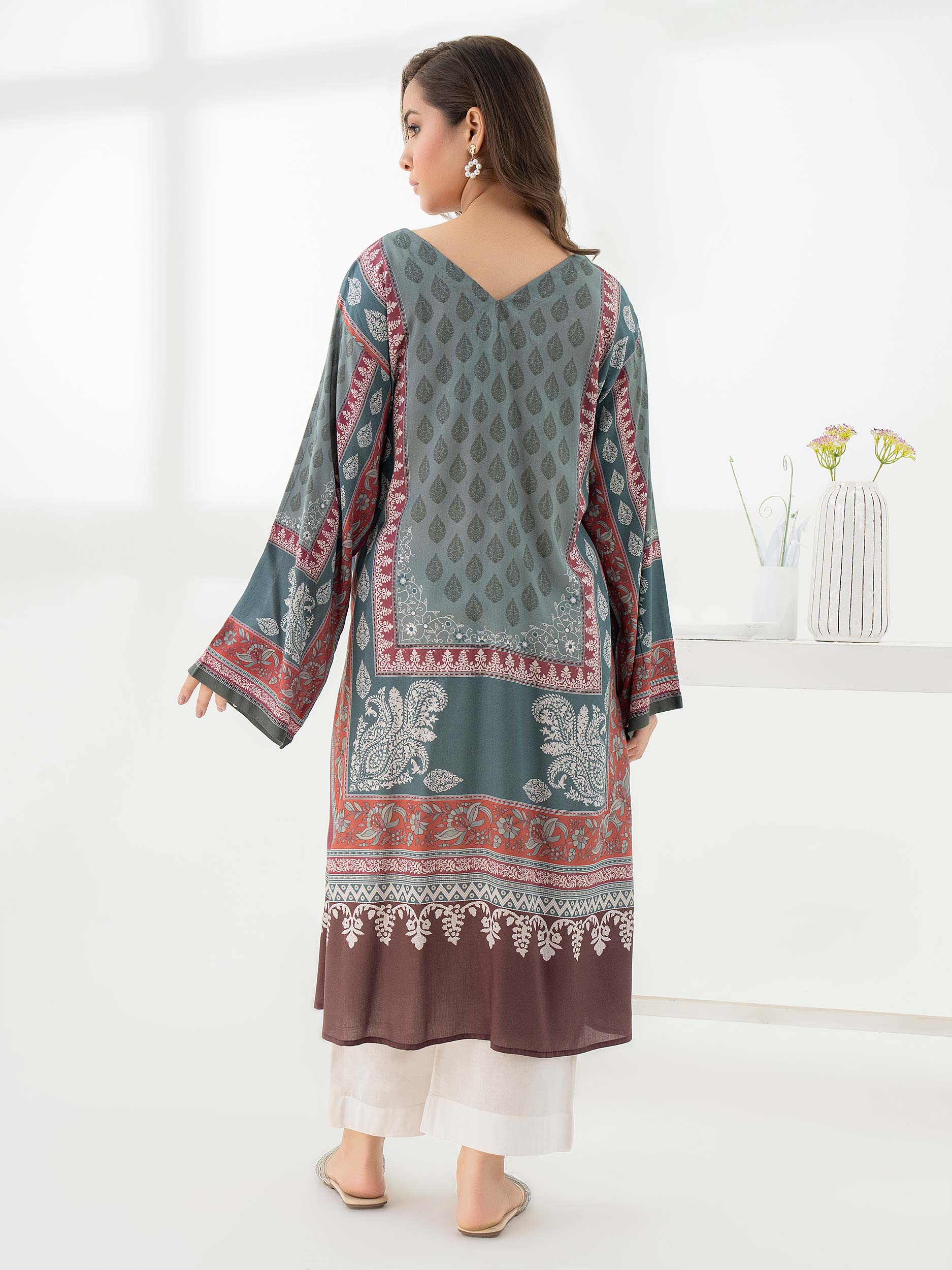 Viscose Shirt-Embroidered (Pret) - Image 5