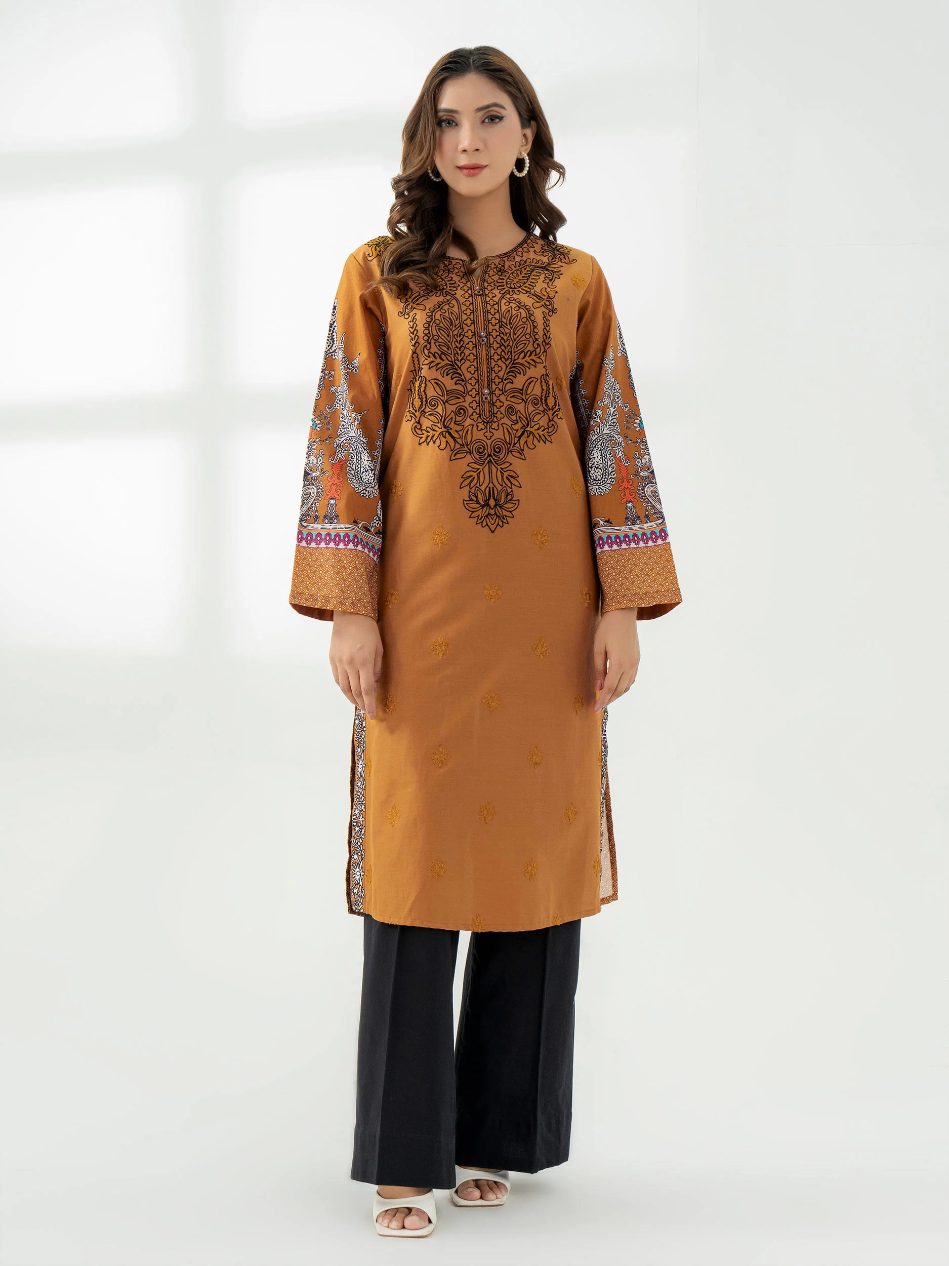 Cotton Shirt-Embroidered (Pret) - Image 2