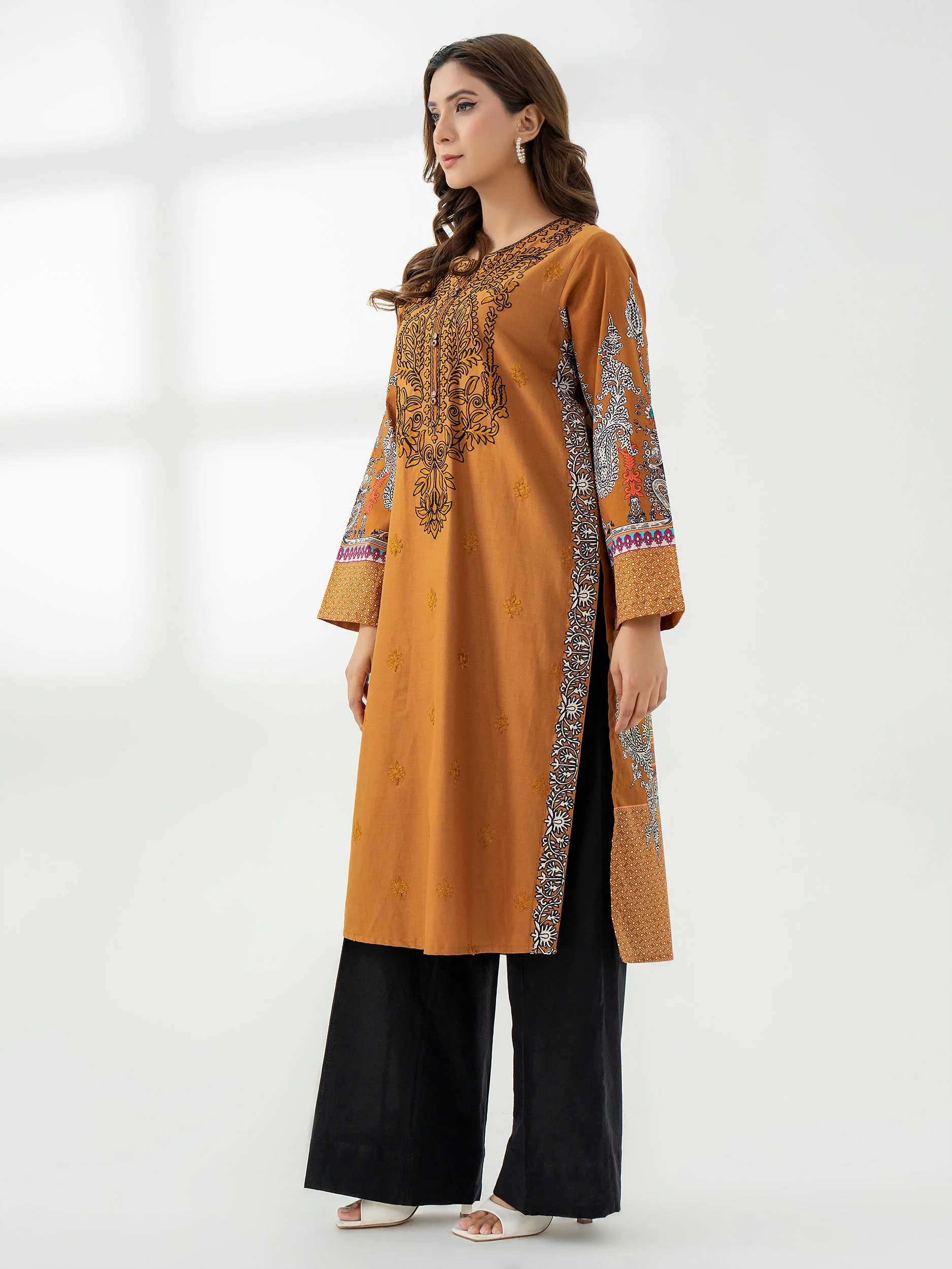 Cotton Shirt-Embroidered (Pret) - Image 3