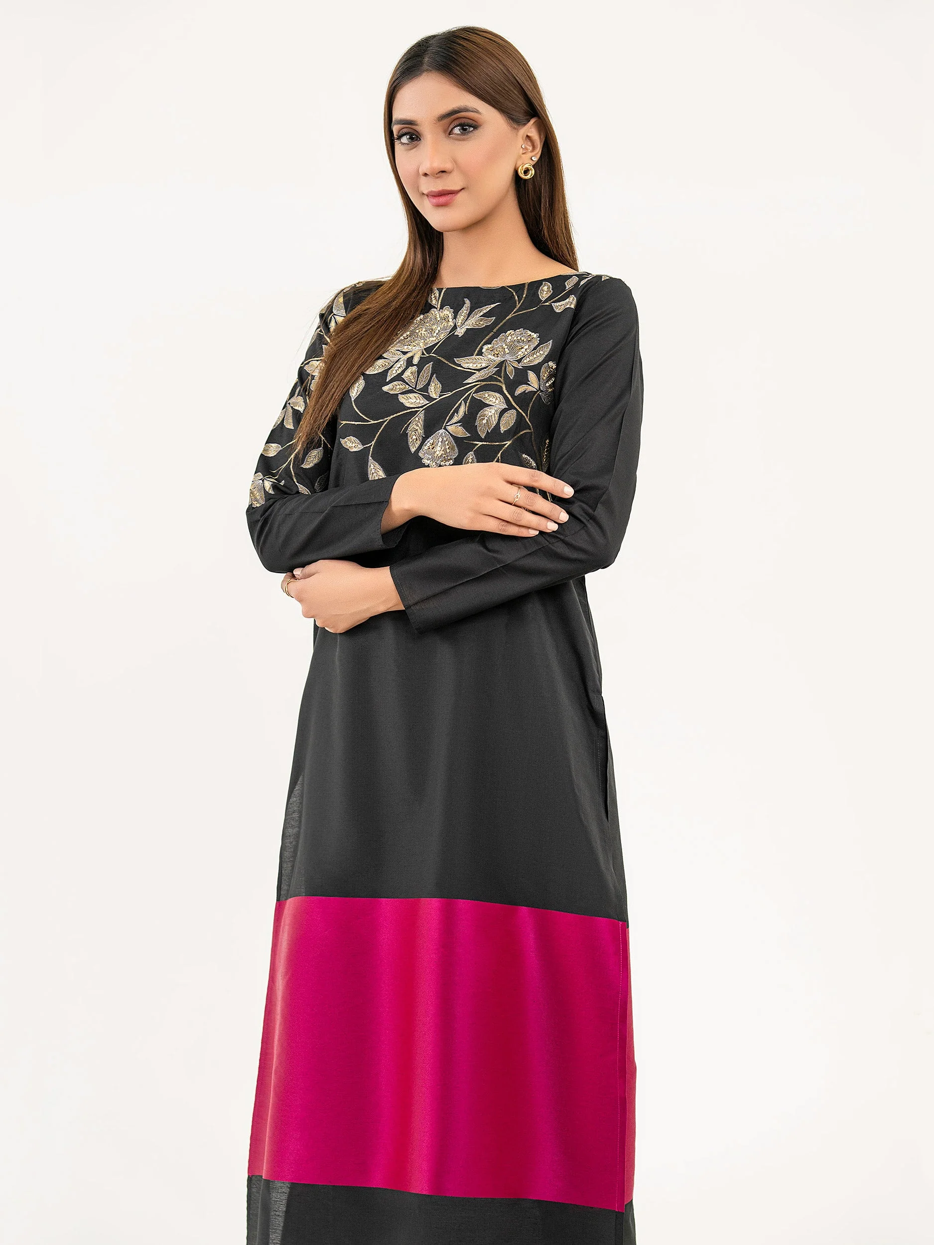 Jacquard Shirt-Embroidered(Pret) - Image 3
