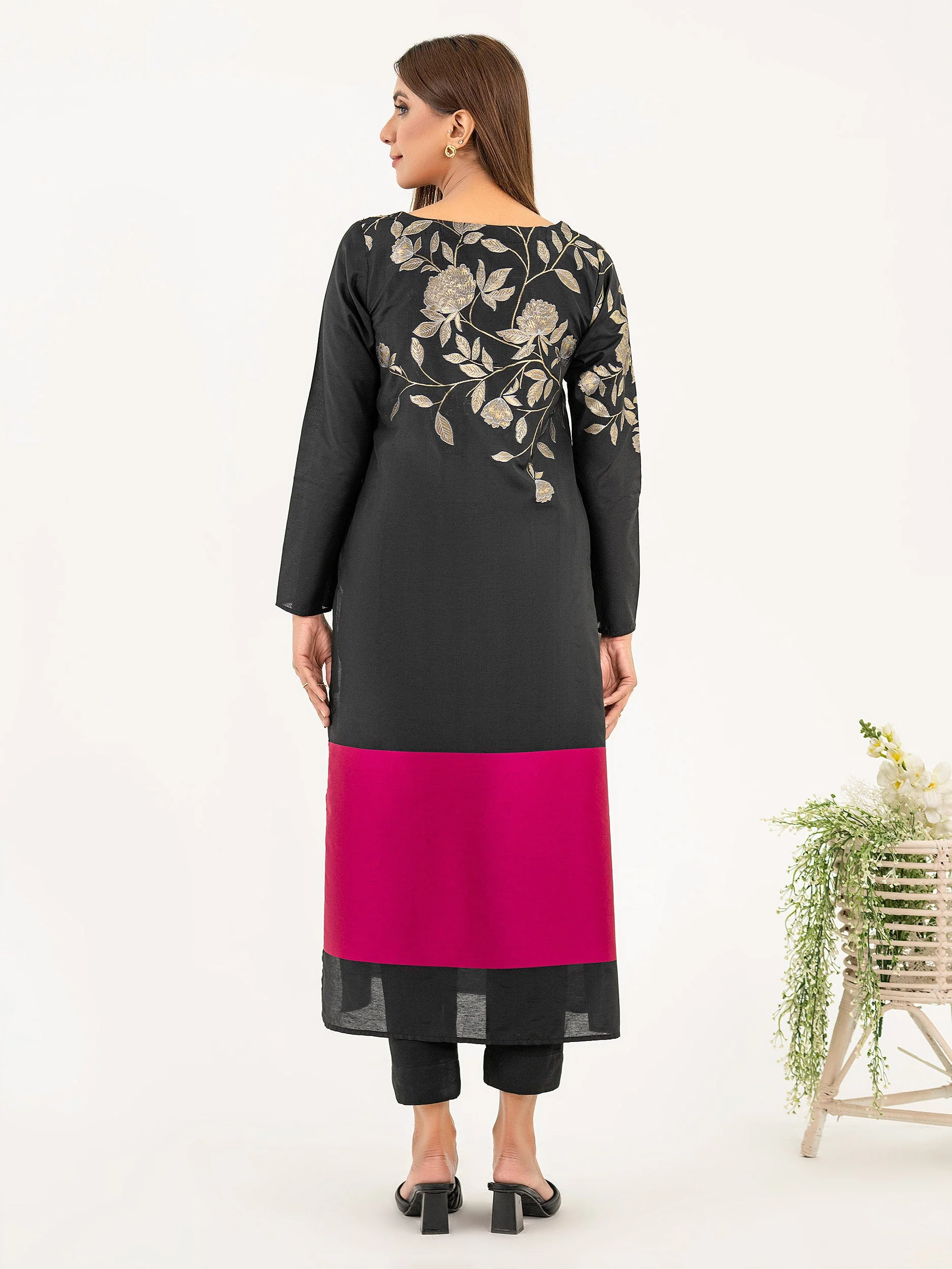 Jacquard Shirt-Embroidered(Pret) - Image 4