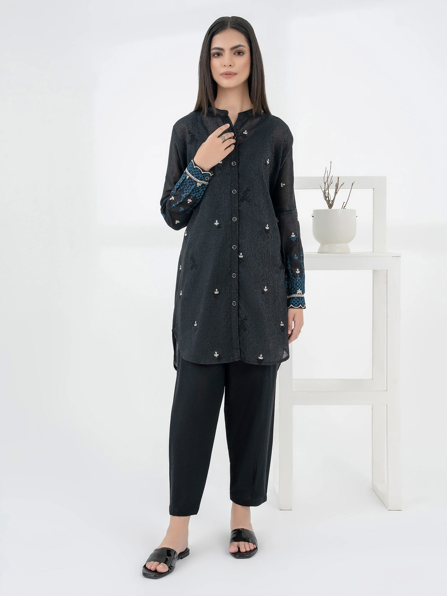 2 Piece Missouri Suit-Embroidered (Pret) - Image 2