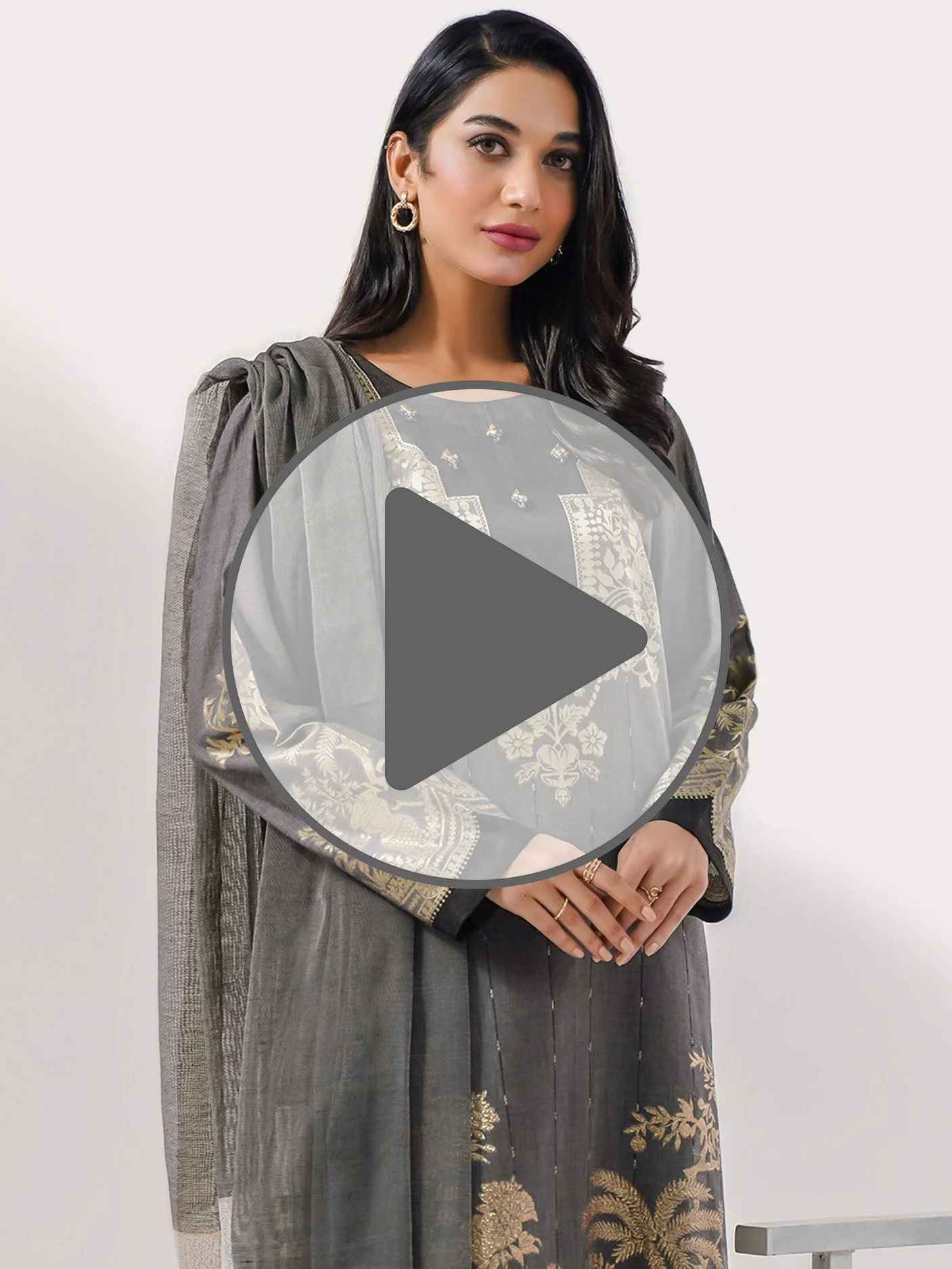 3 Piece Jacquard Suit-Dyed(Pret) - Image 5