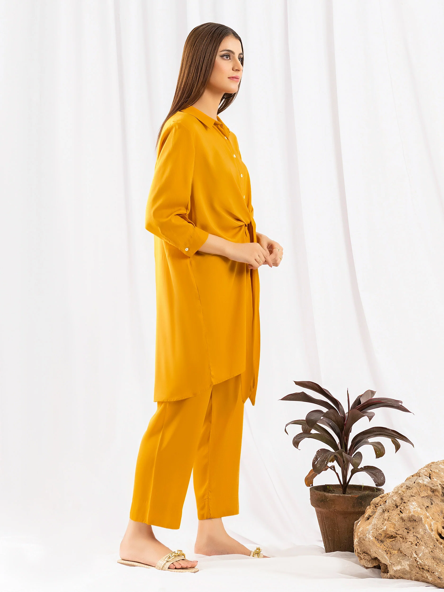 2 Piece Viscose Suit-Dyed (Pret) - Image 3