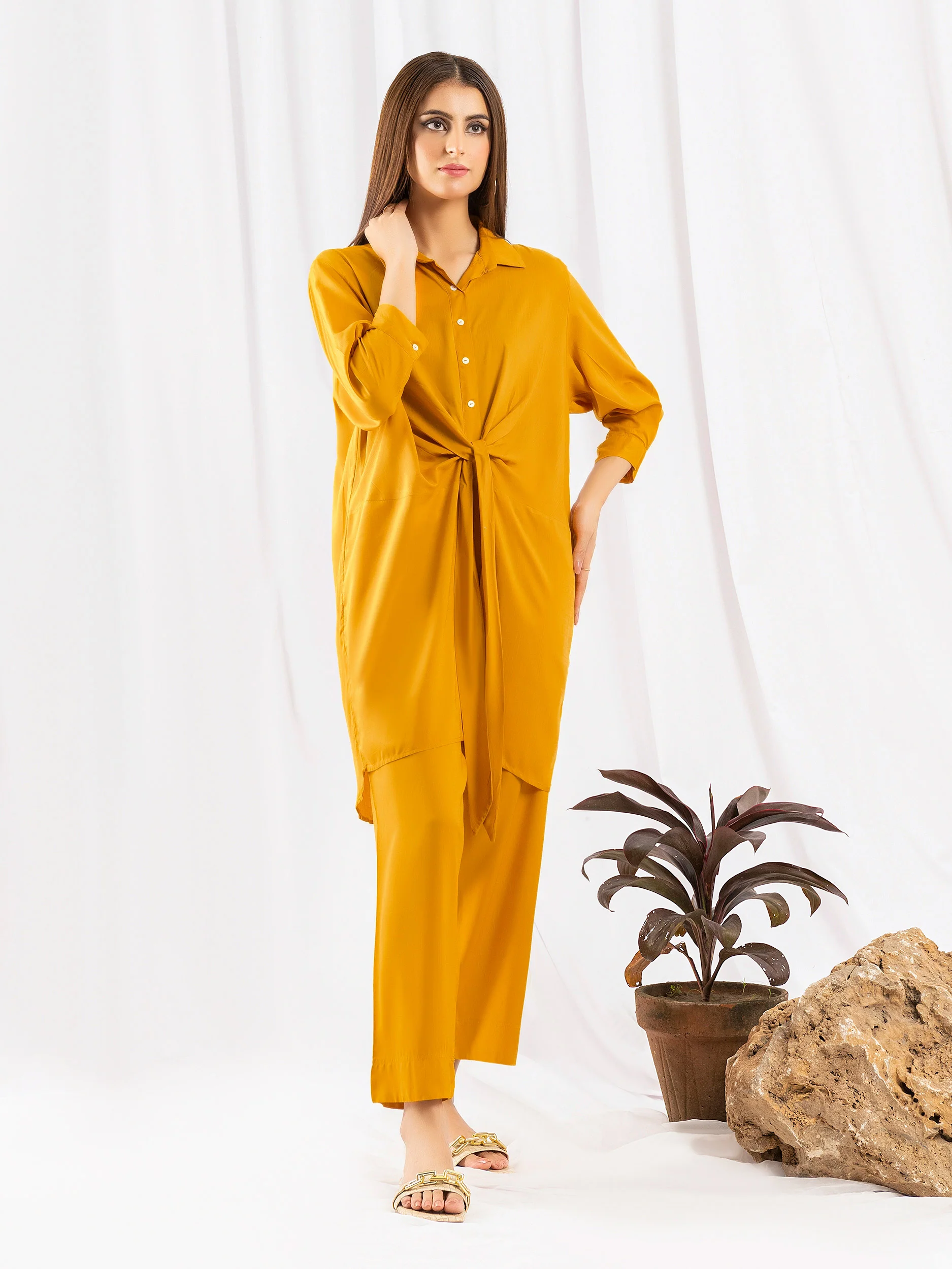 2 Piece Viscose Suit-Dyed (Pret) - Image 4