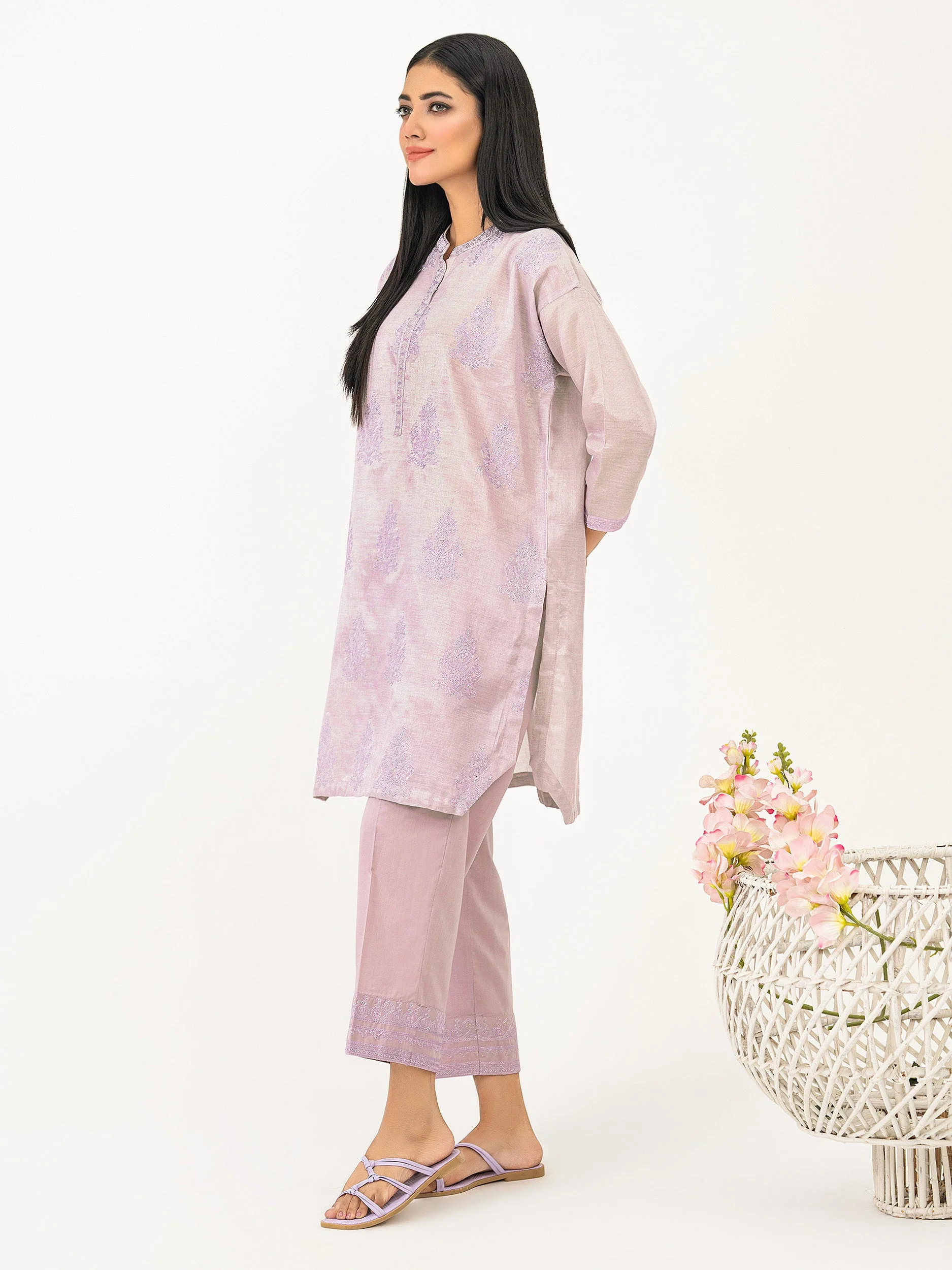 2 Piece Lawn Suit-Embroidered (Pret) - Image 2