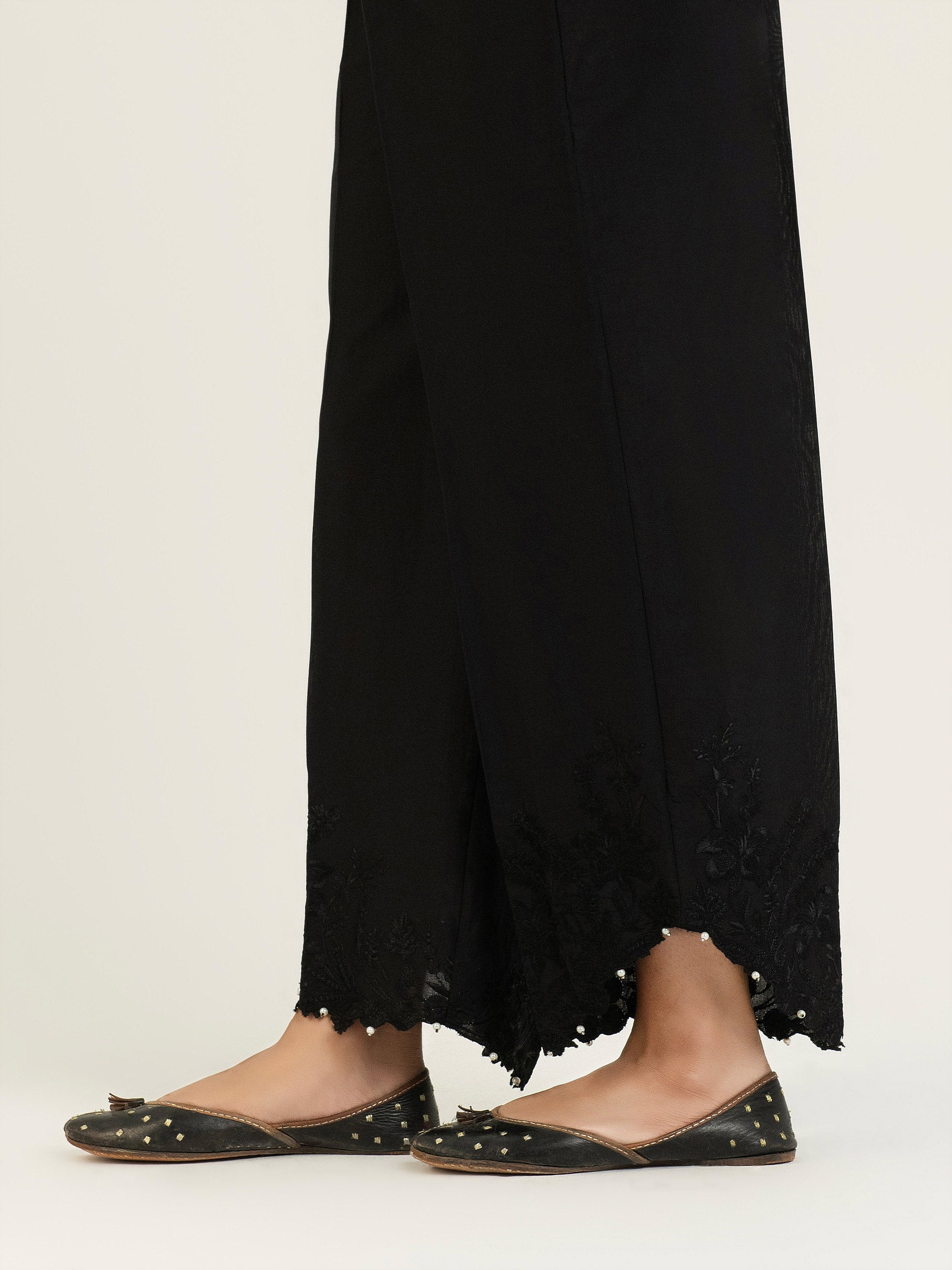 Cambric Trouser-Embroidered (Pret) - Image 4
