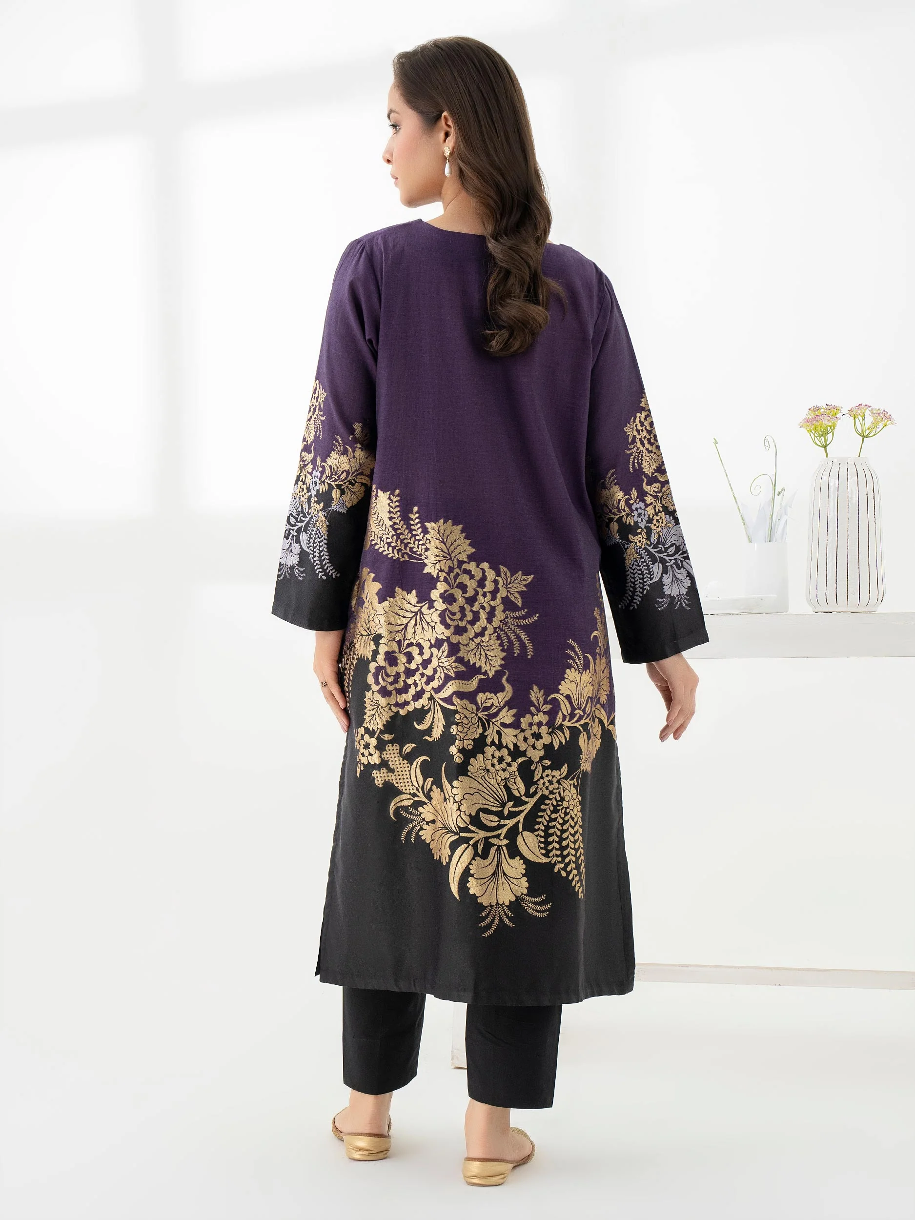 Jacquard Shirt-Embellished (Pret) - Image 5