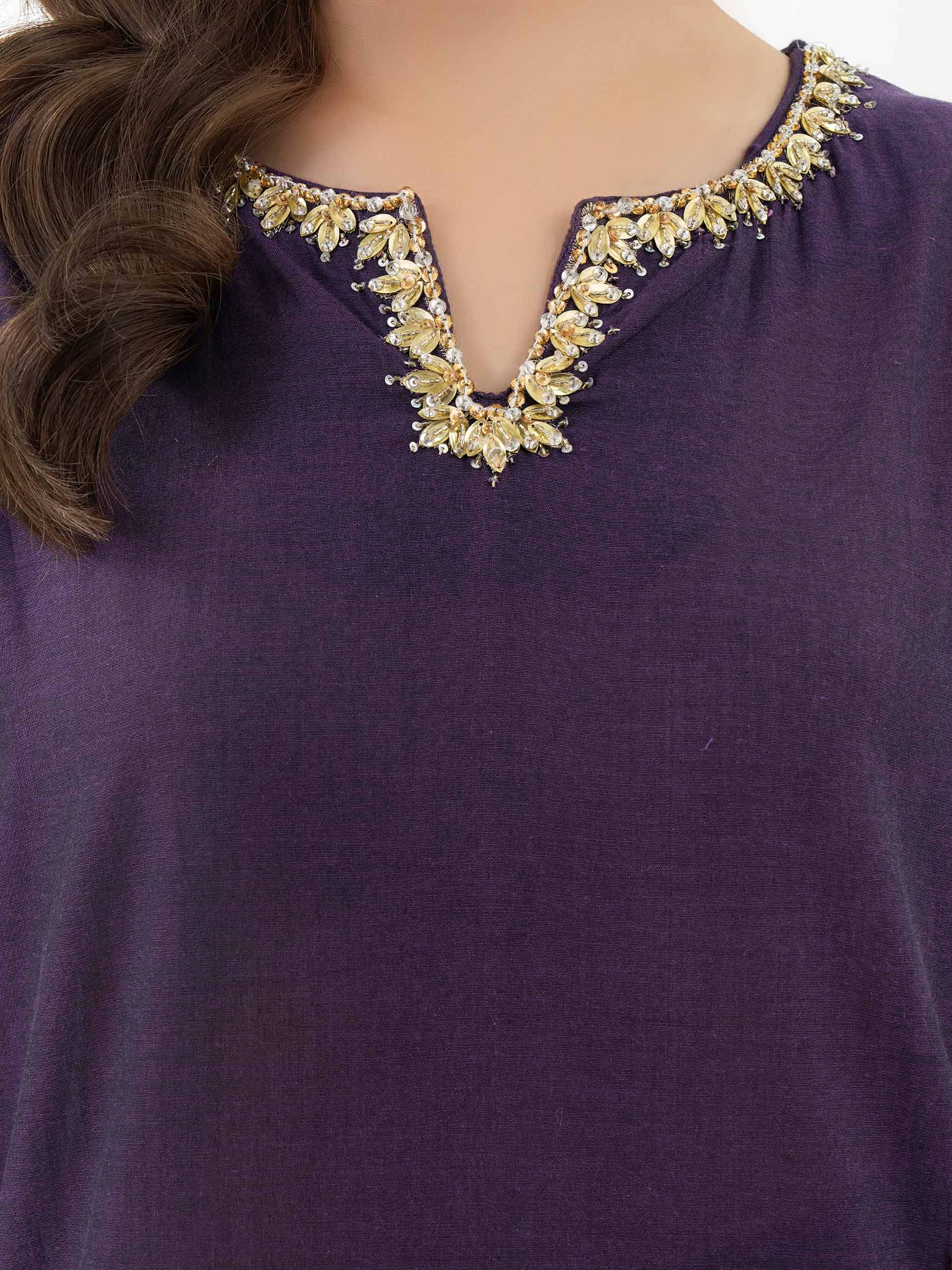 Jacquard Shirt-Embellished (Pret) - Image 6