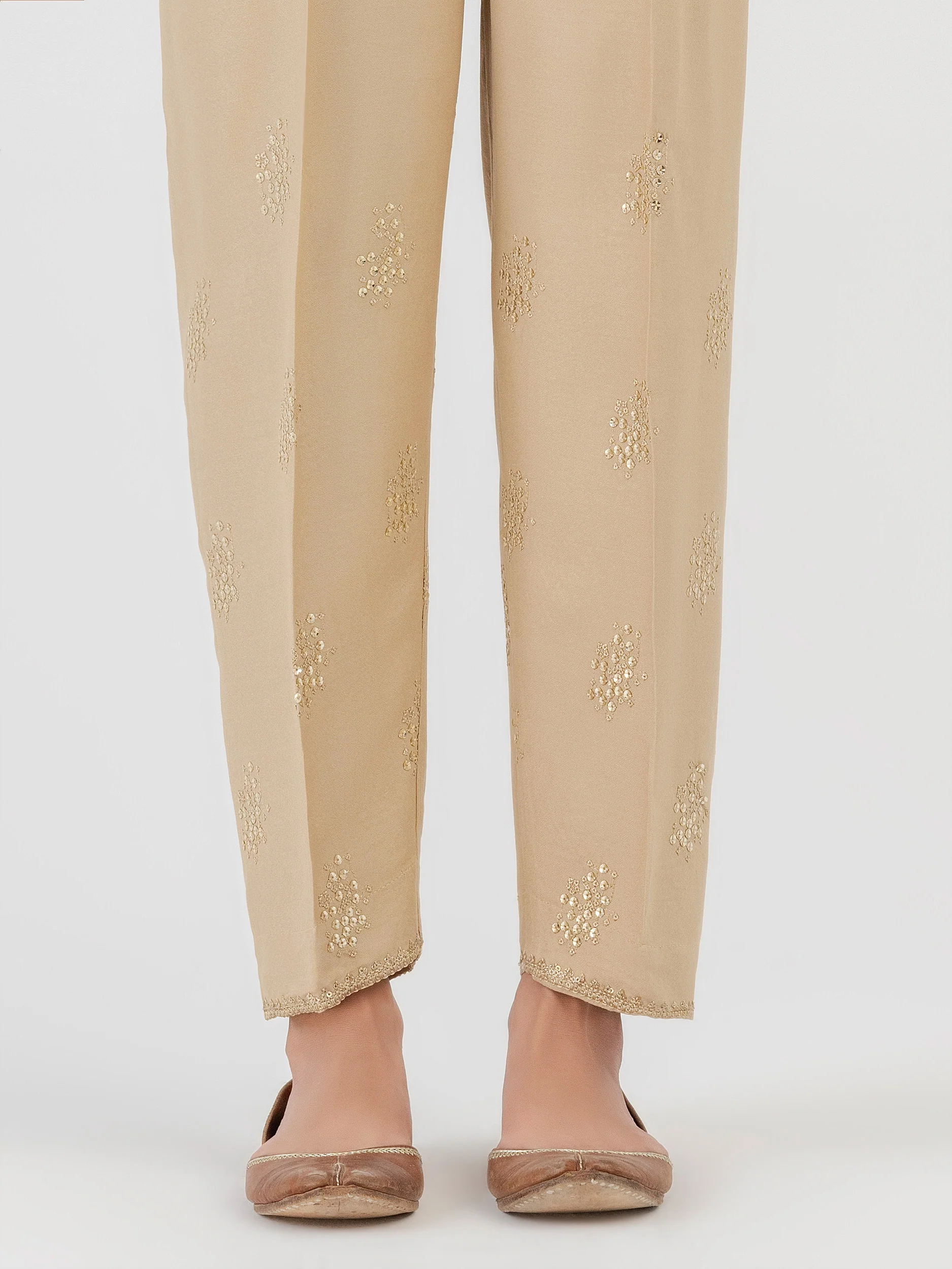 Crepe Trouser-Embellished  (Pret) - Image 3