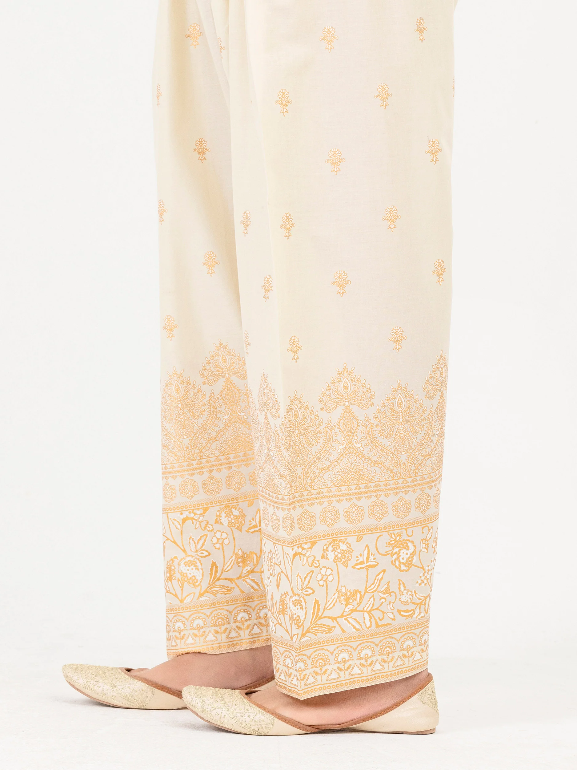 Cambric Shalwar-Paste Print (Pret) - Image 3