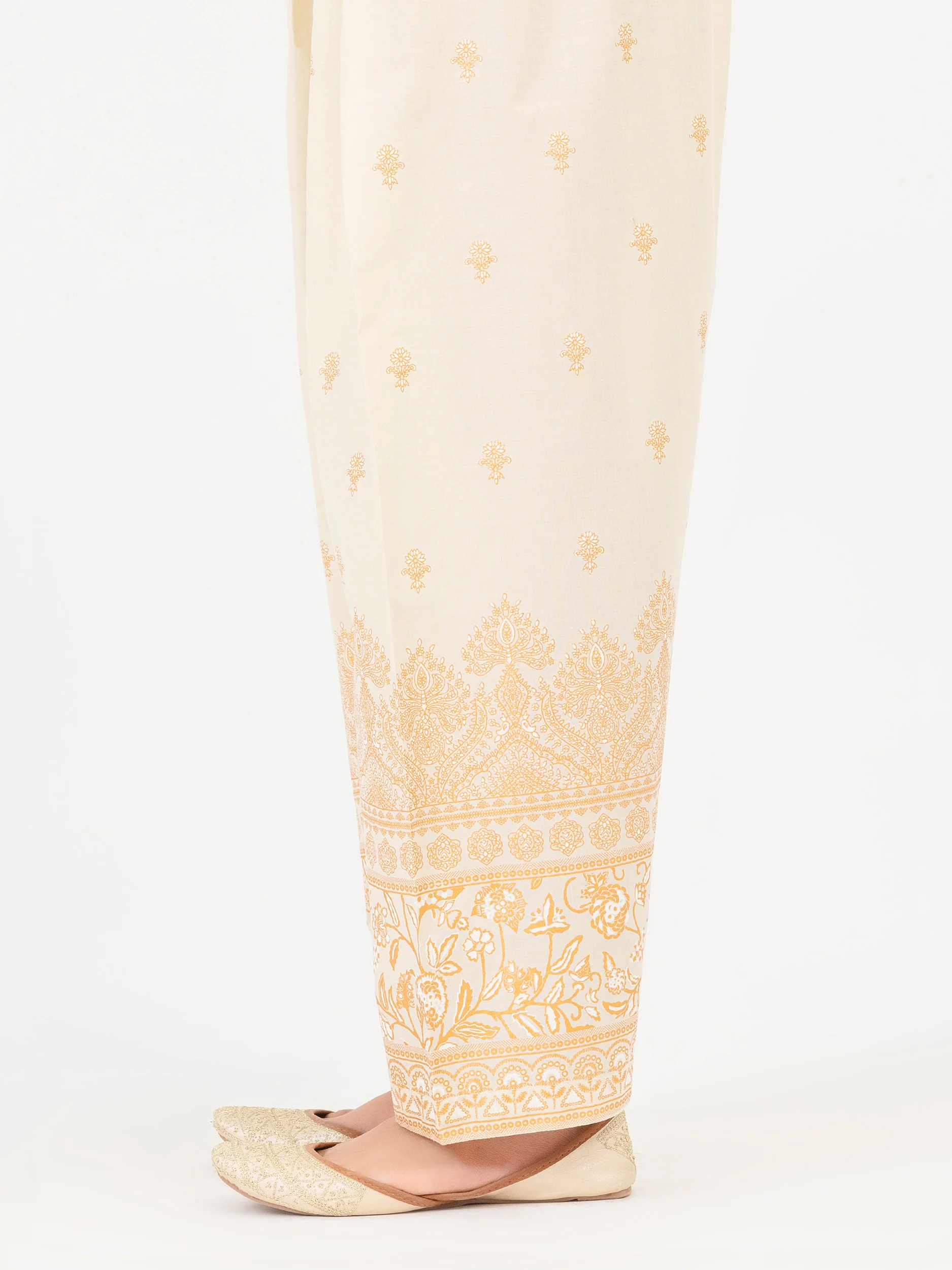 Cambric Shalwar-Paste Print (Pret) - Image 4