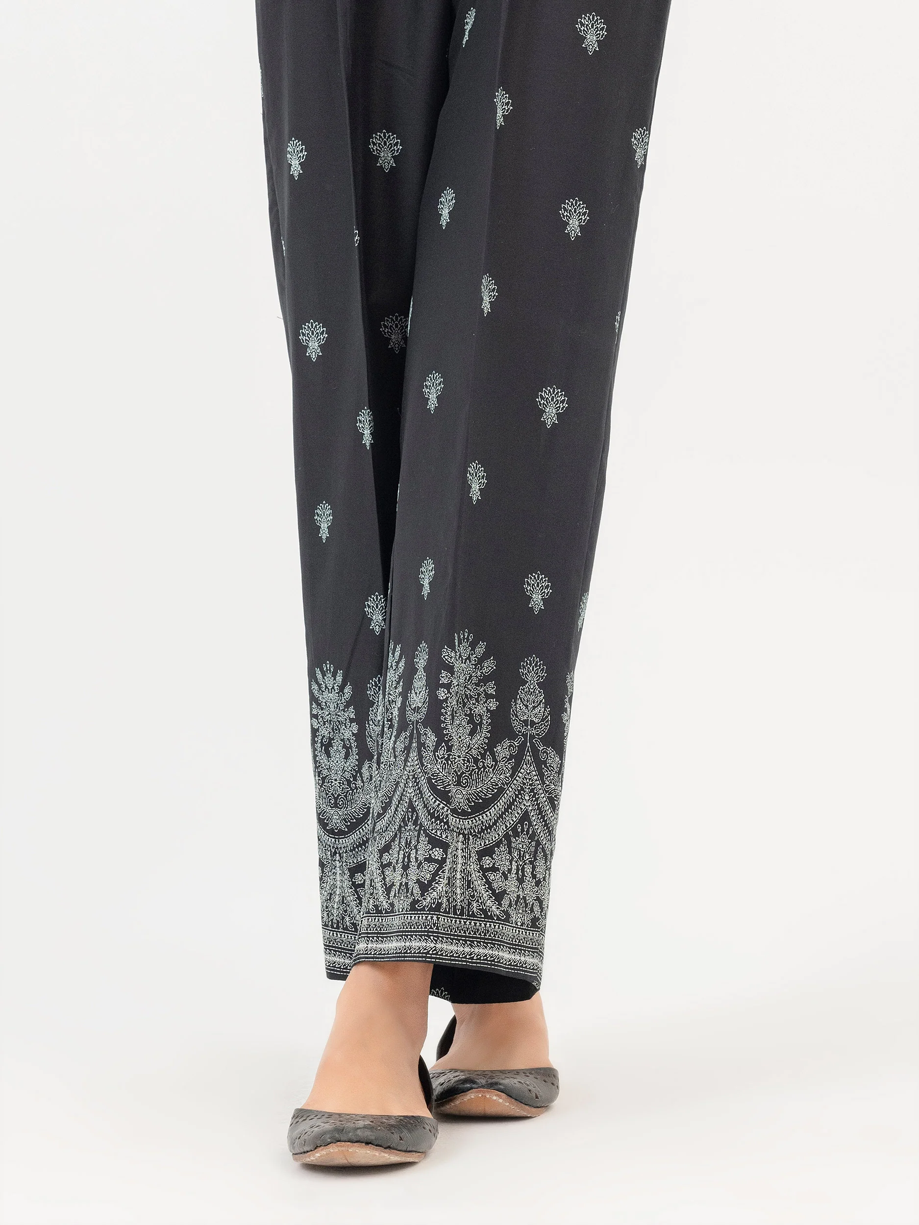 Cambric Trouser-Emboss Print (Pret) - Image 2