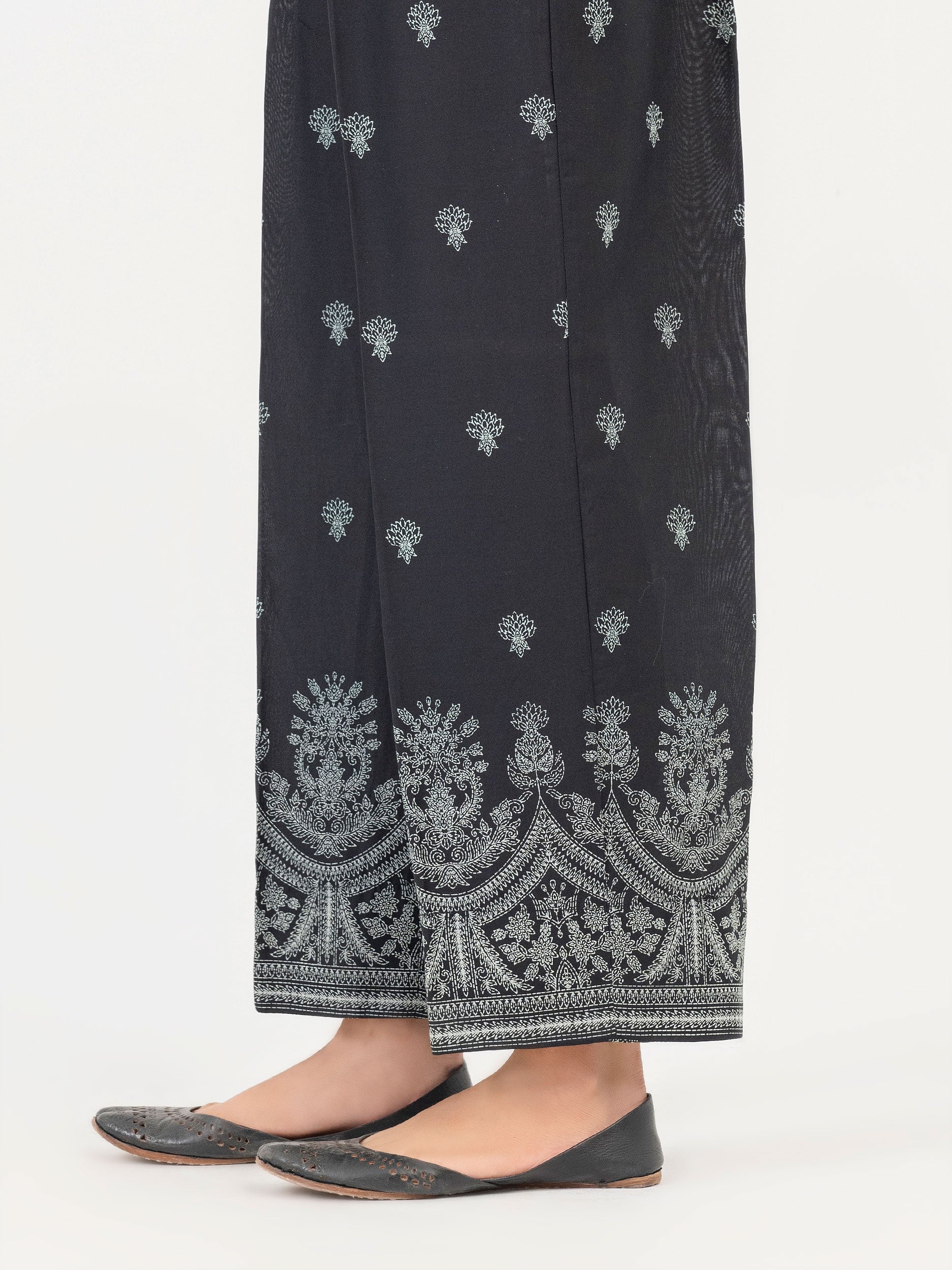 Cambric Trouser-Emboss Print (Pret) - Image 3