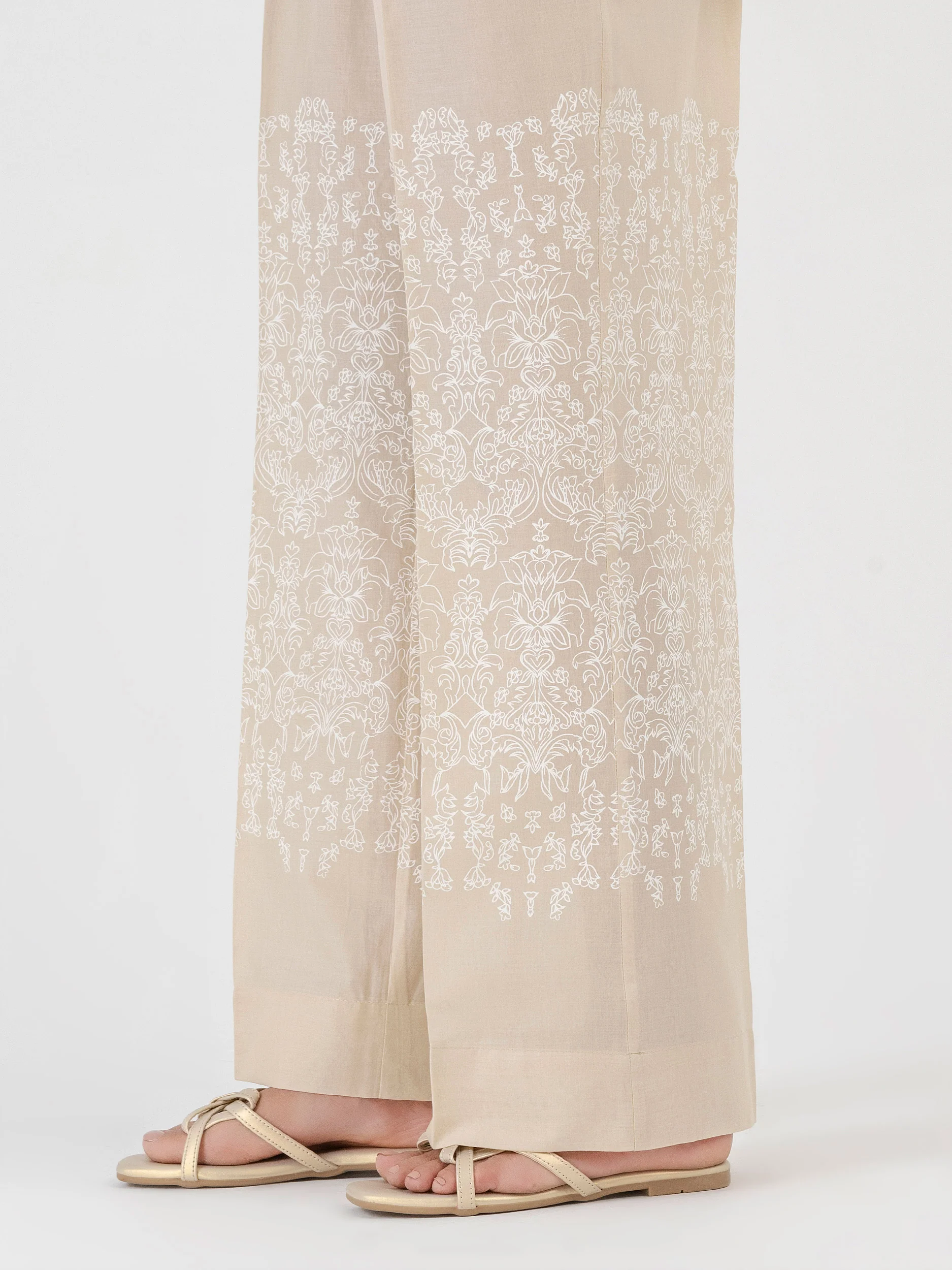 Paste Print Cambric Trouser (Pret) - Image 2