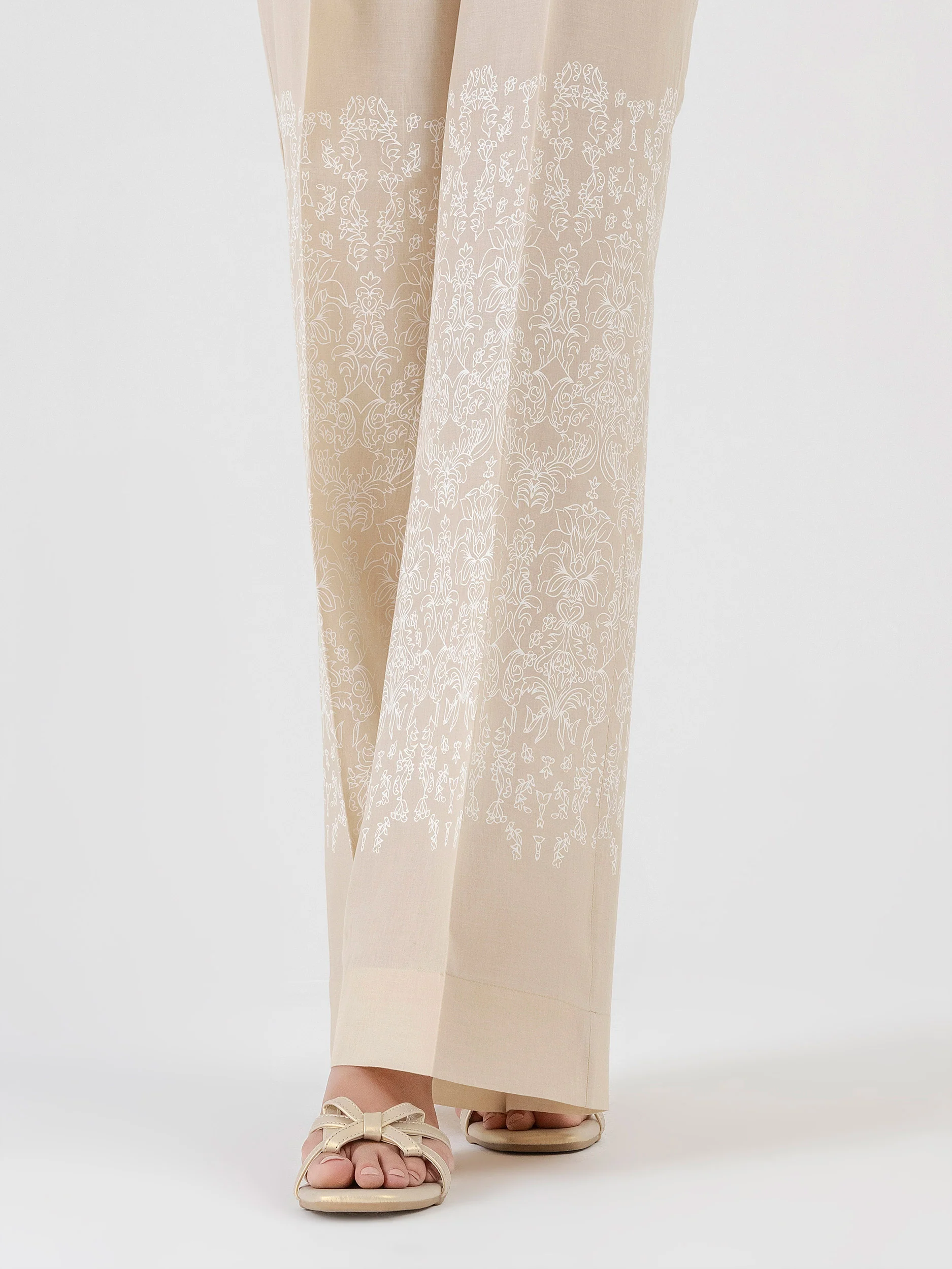 Paste Print Cambric Trouser (Pret) - Image 3