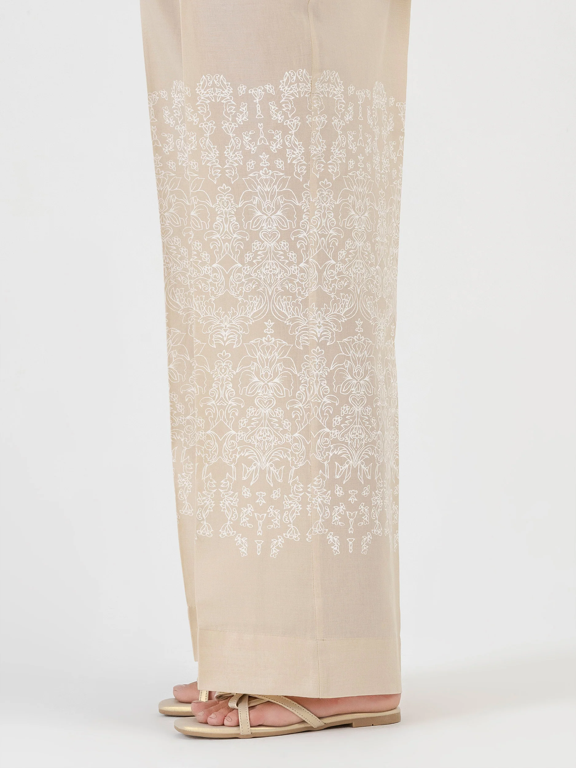 Paste Print Cambric Trouser (Pret) - Image 4