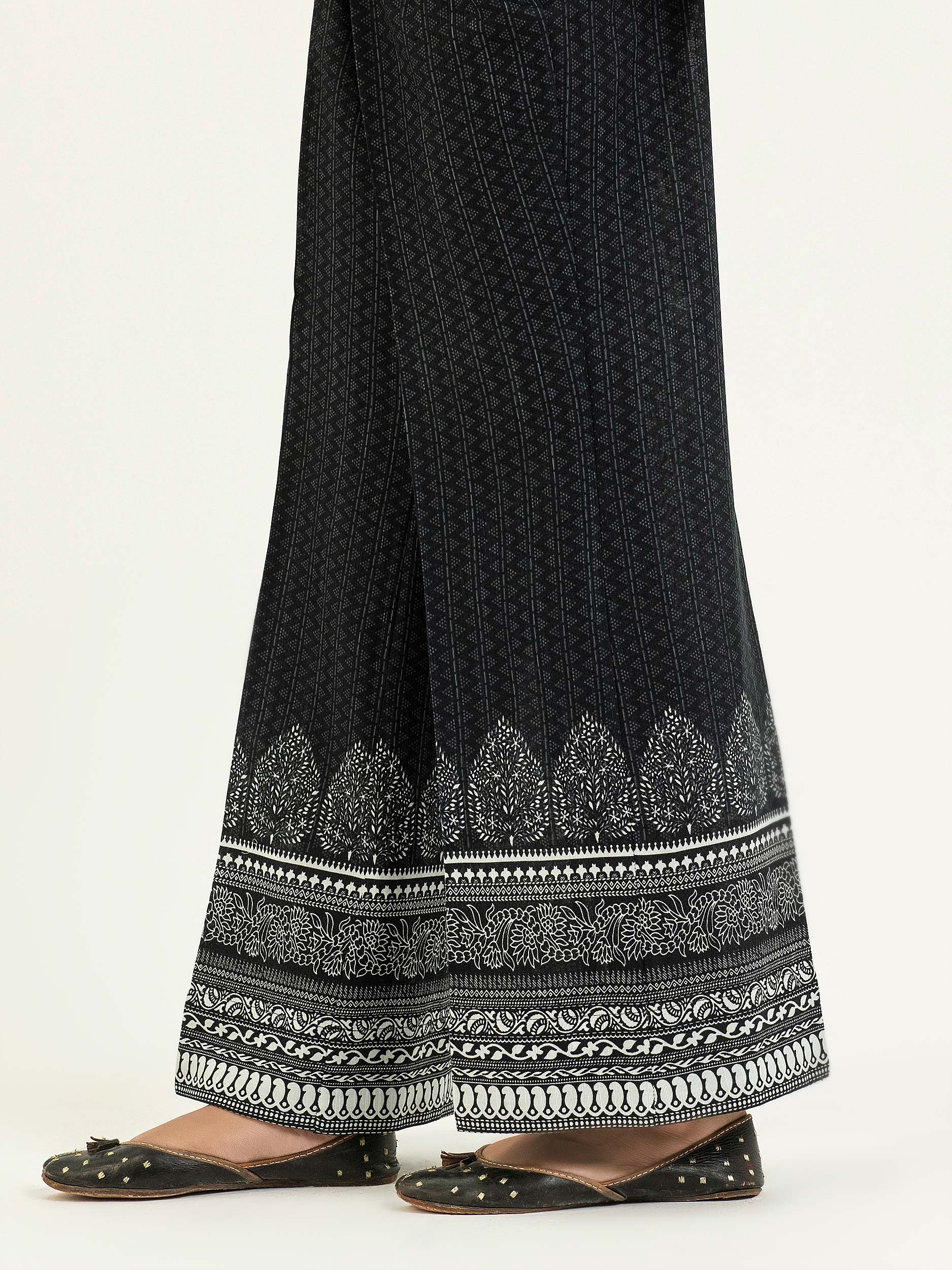 Slub Khaddar Trouser (Pret) - Image 2