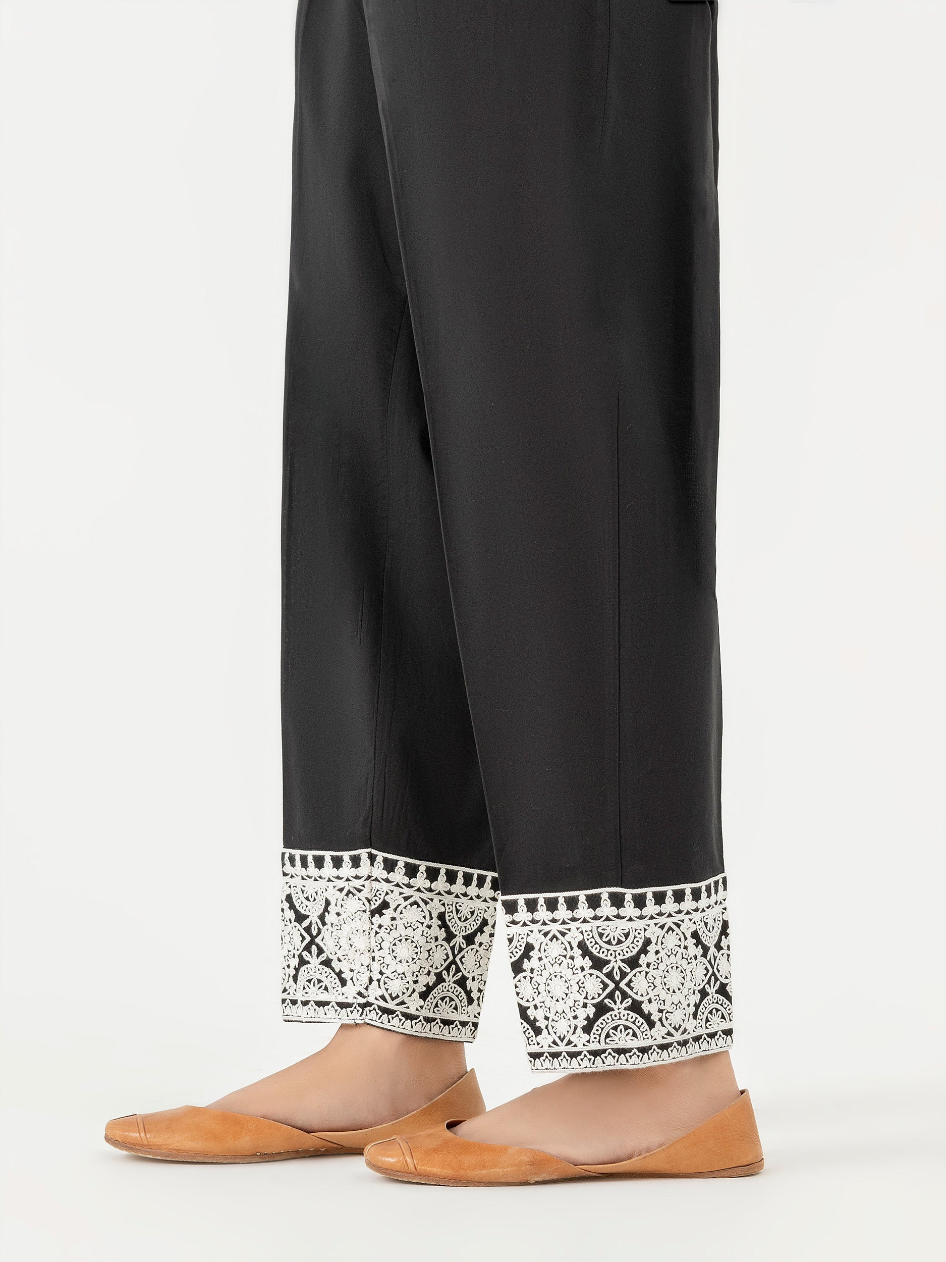 Cambric Trouser-Embroidered (Pret) - Image 3