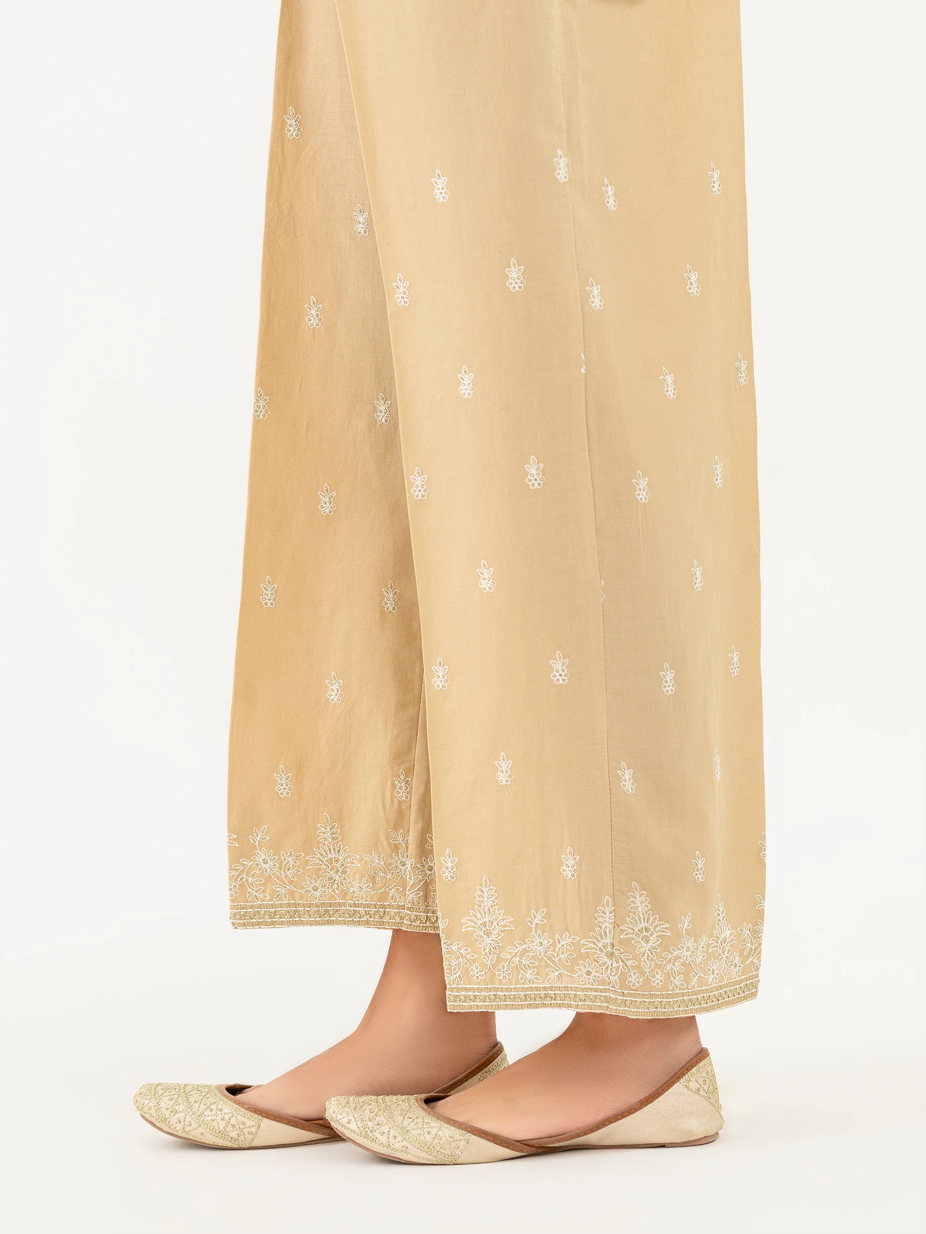 Cambric Trouser-Embroidered (Pret) - Image 3