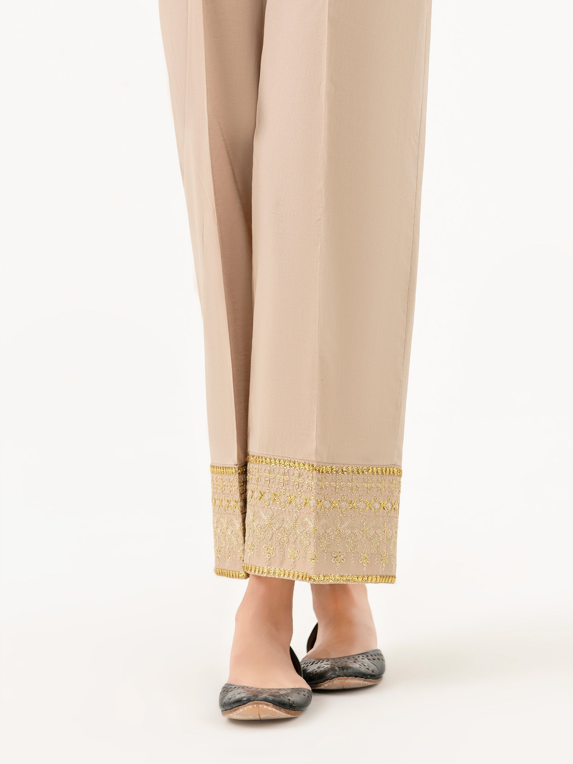 Cambric Trouser-Embroidered (Pret) - Image 3