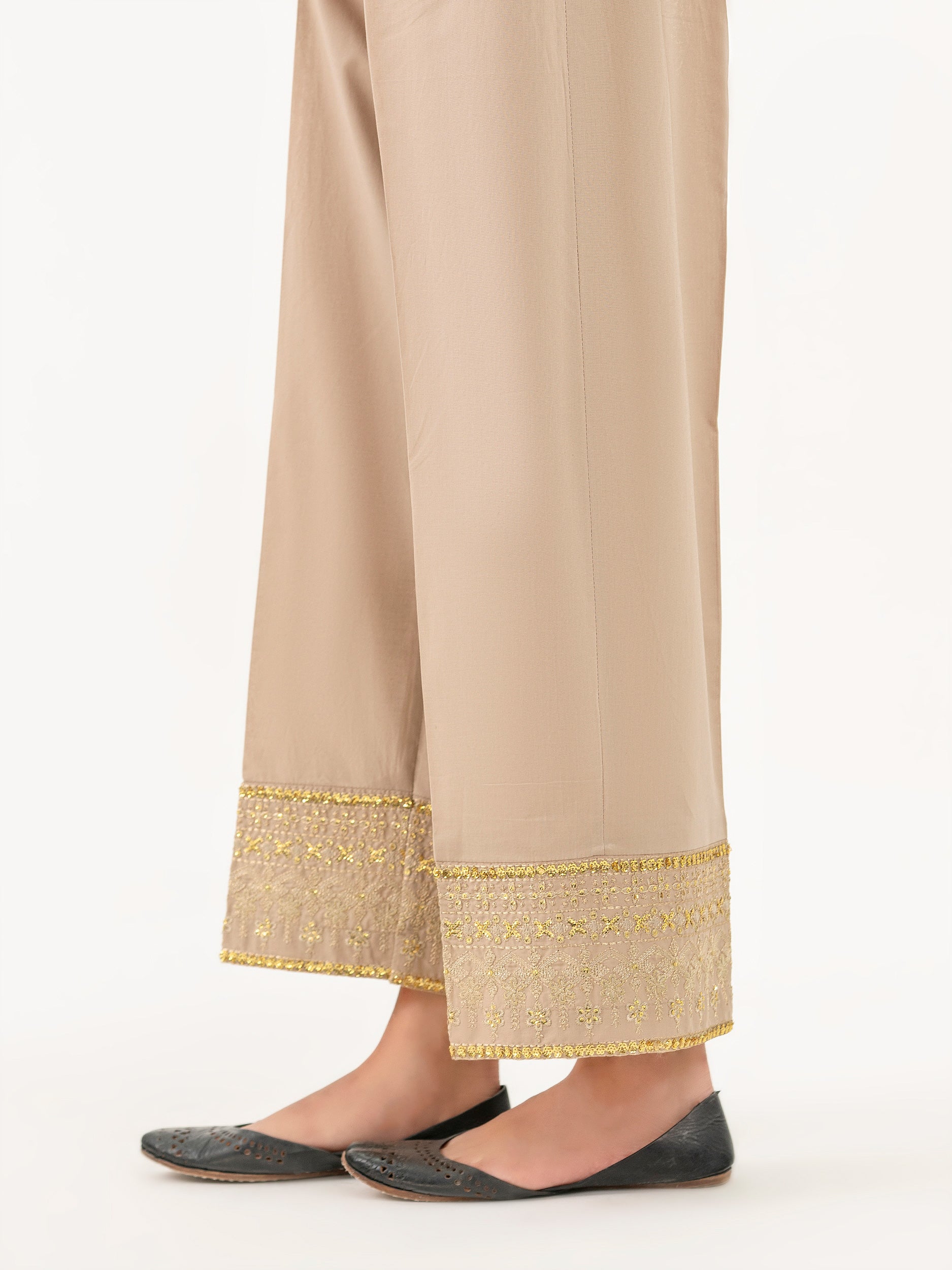 Cambric Trouser-Embroidered (Pret) - Image 4