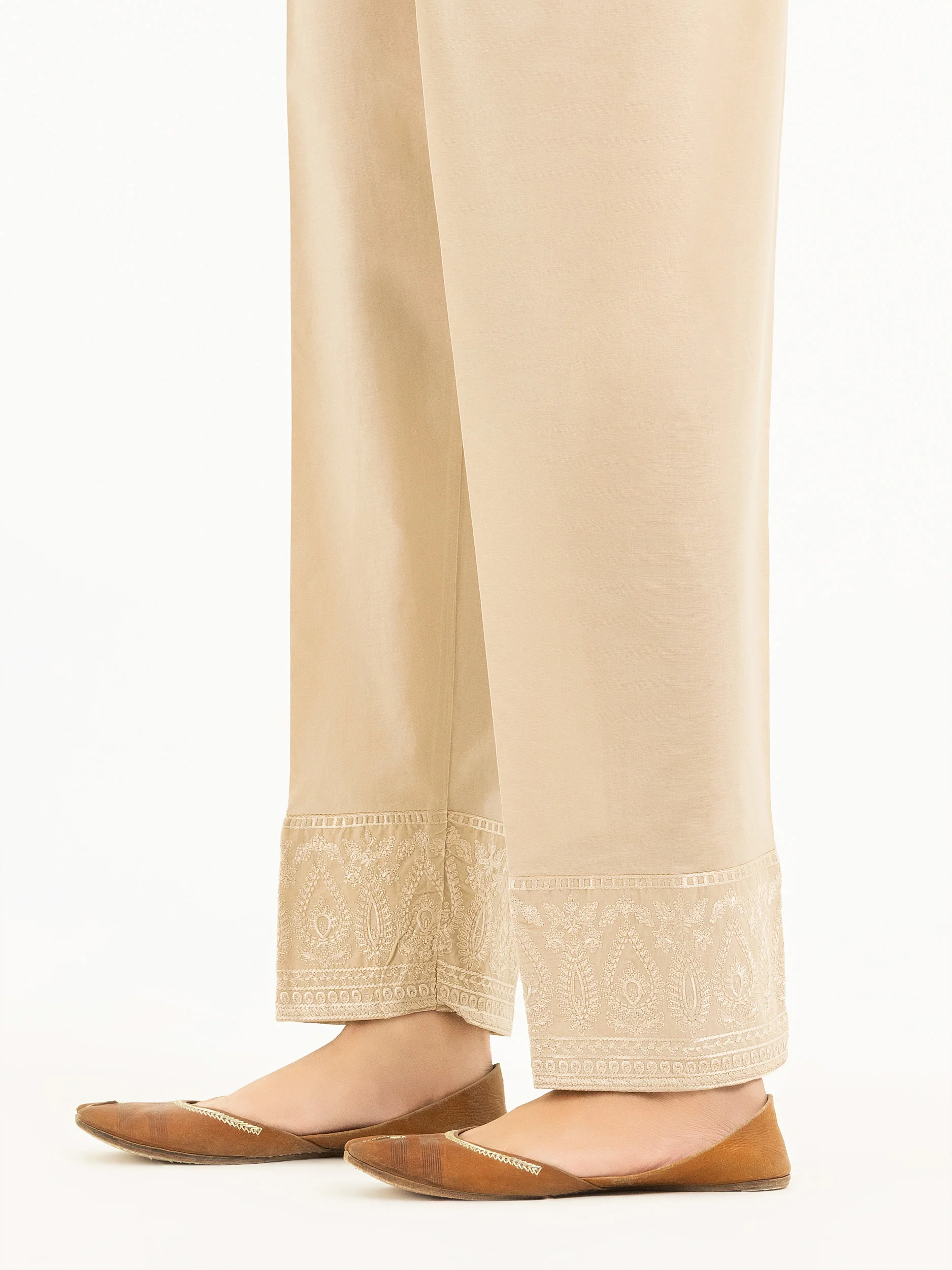 Cambric Trousers-Embroidered (Pret) - Image 3
