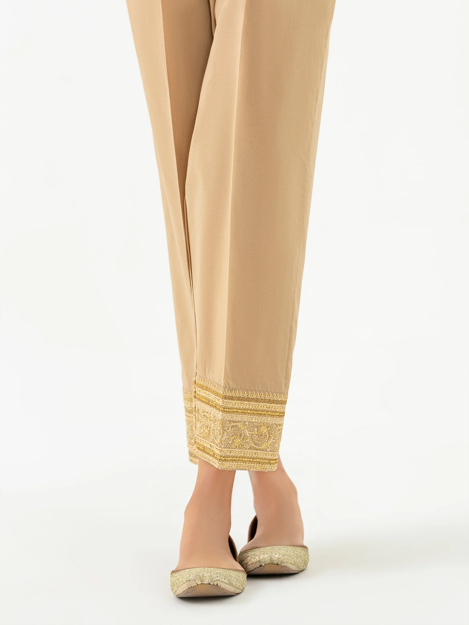 Cambric Trouser-Embroidered (Pret) - Image 2
