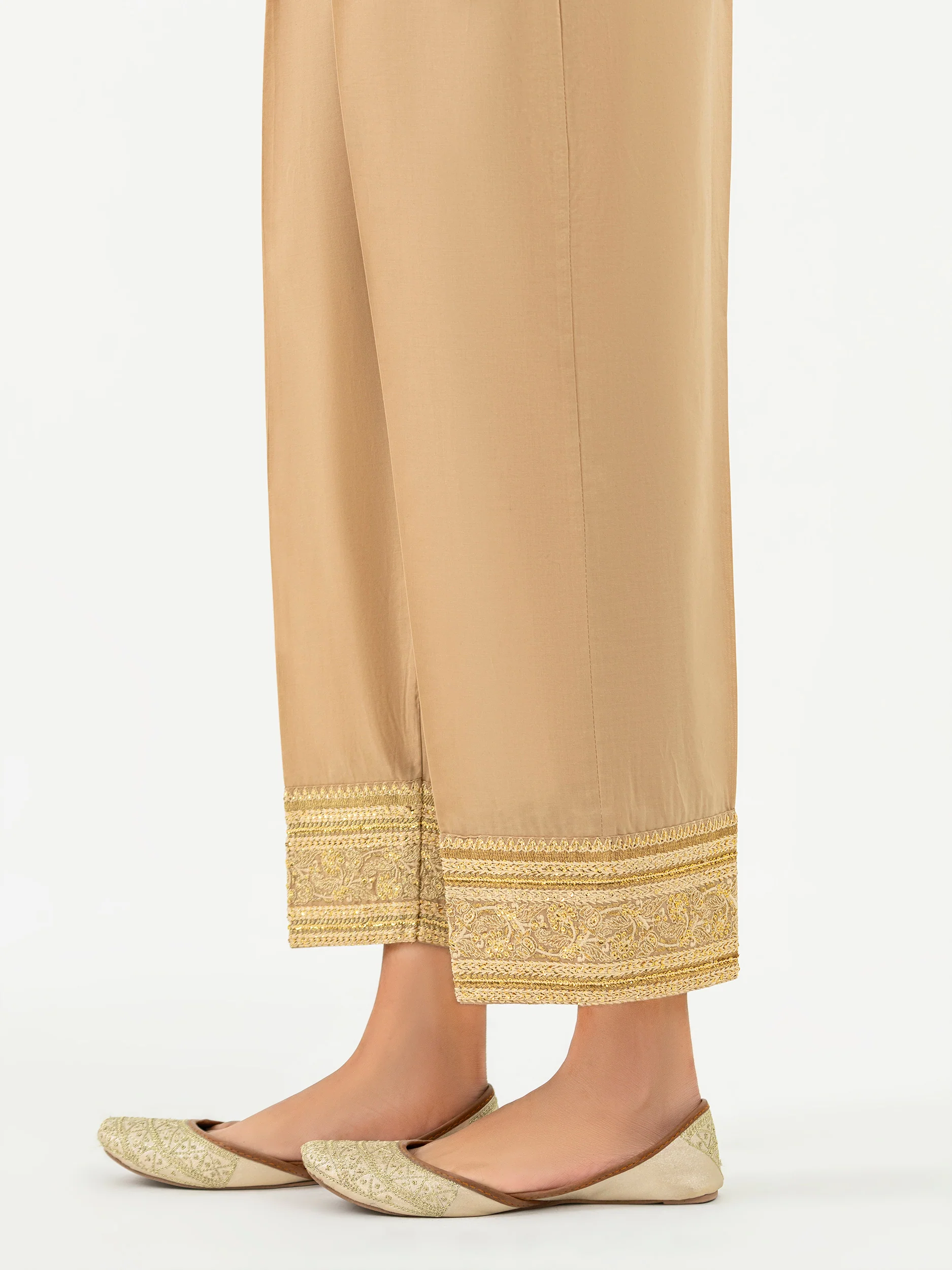Cambric Trouser-Embroidered (Pret) - Image 3