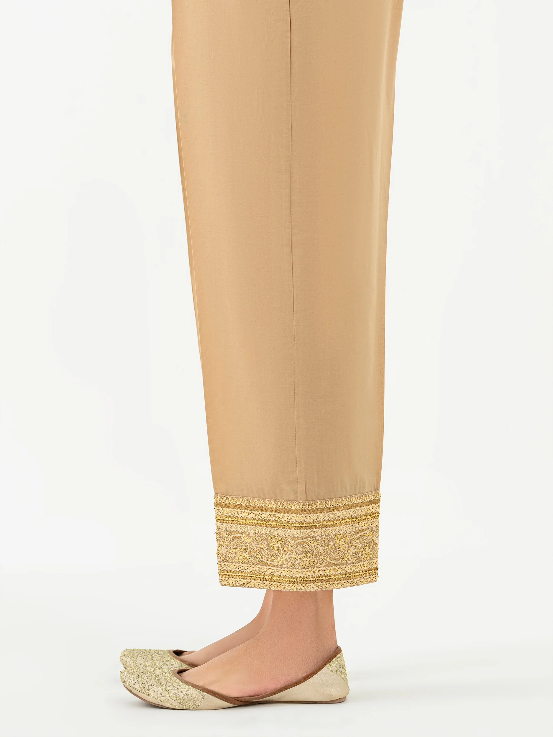 Cambric Trouser-Embroidered (Pret) - Image 4