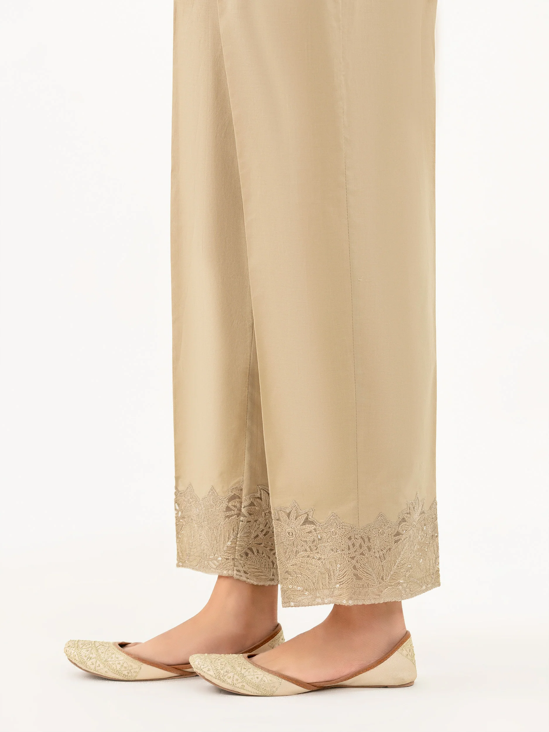 Cambric Trouser-Embroidered (Pret) - Image 3