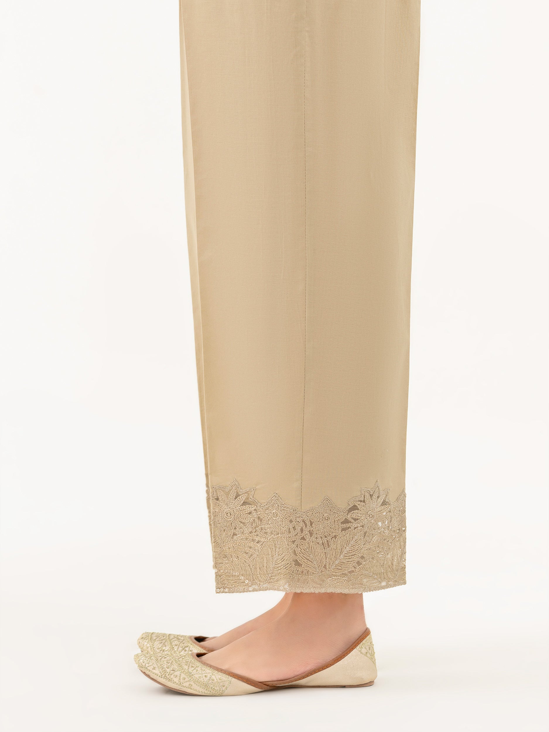 Cambric Trouser-Embroidered (Pret) - Image 4