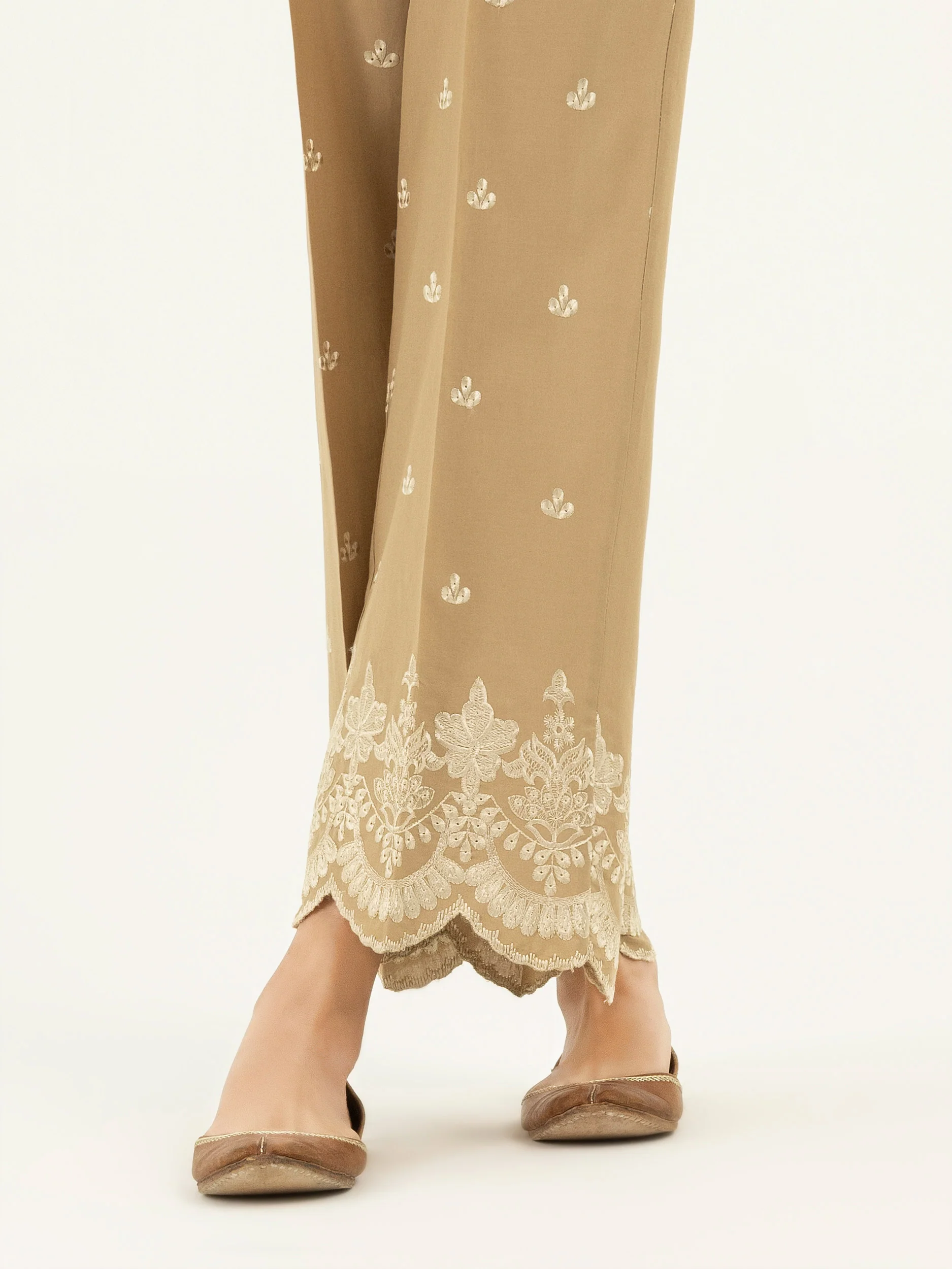 Cambric Trousers-Embroidered (Pret) - Image 3