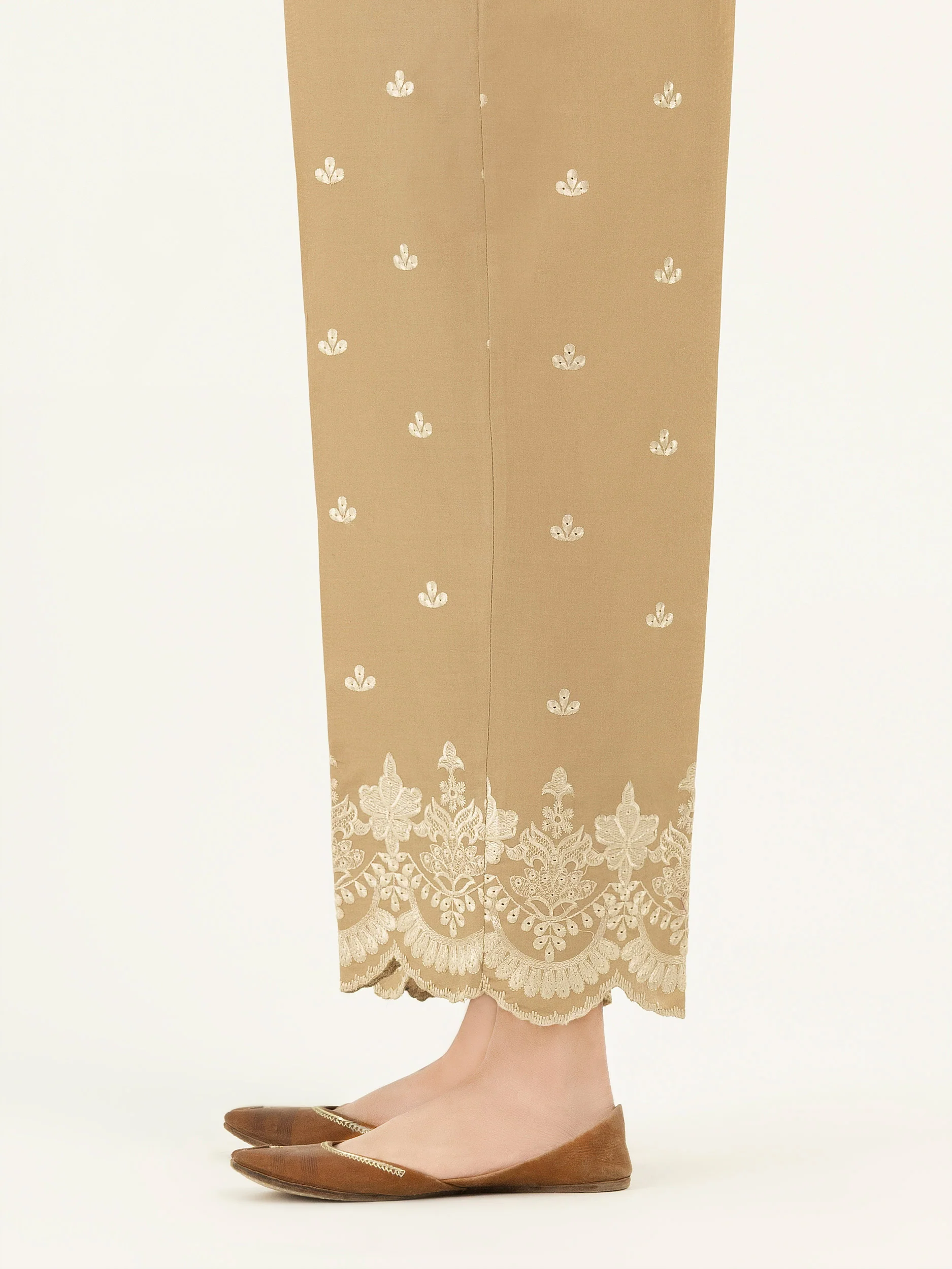 Cambric Trousers-Embroidered (Pret) - Image 4