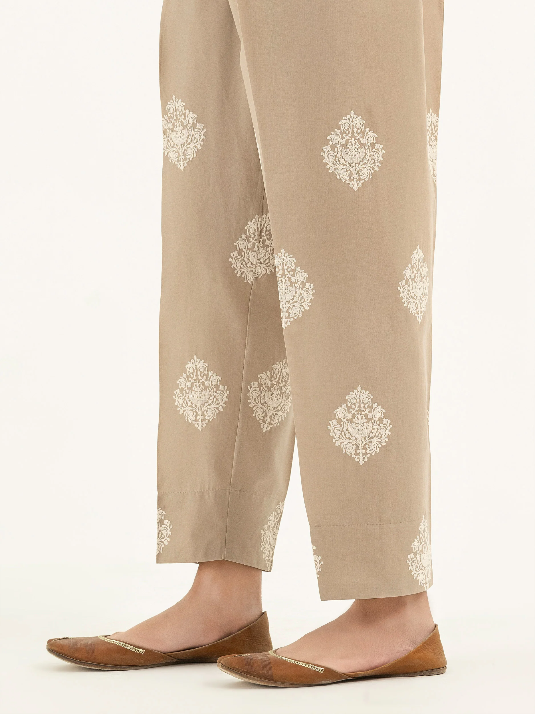 Cambric Trousers-Embroidered (Pret) - Image 3