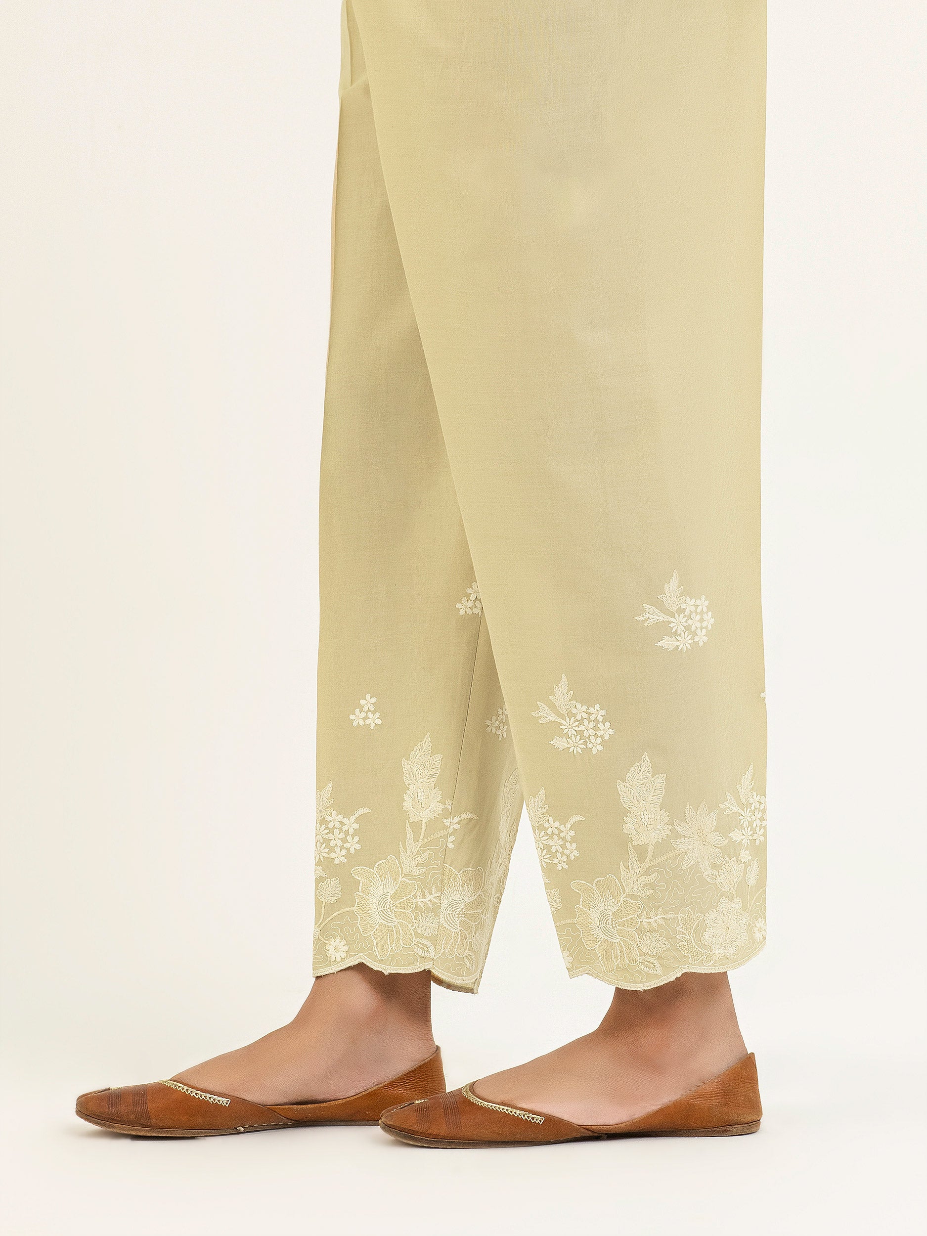 Cambric Trouser-Embroidered (Pret) - Image 3