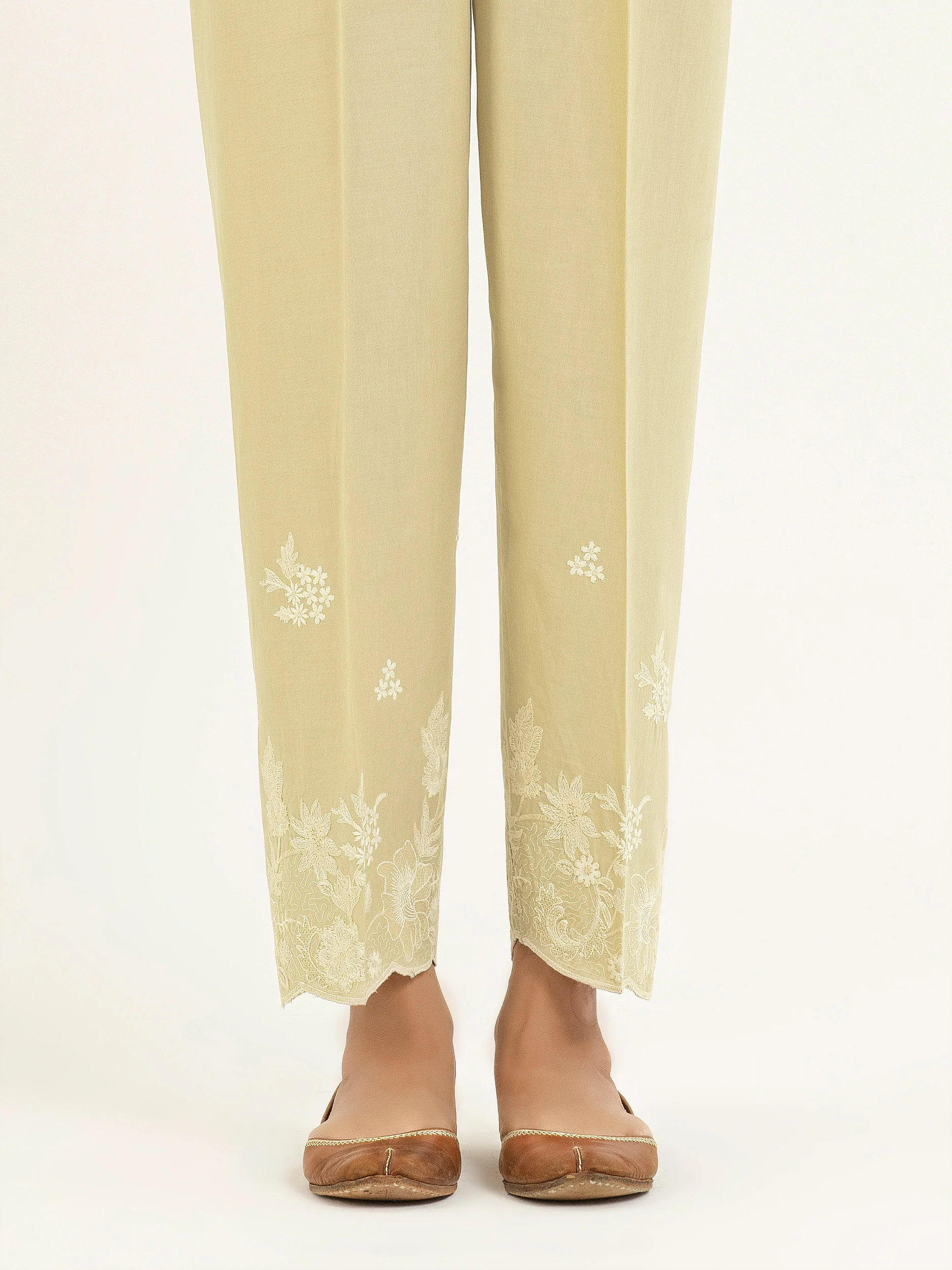 Cambric Trouser-Embroidered (Pret) - Image 4