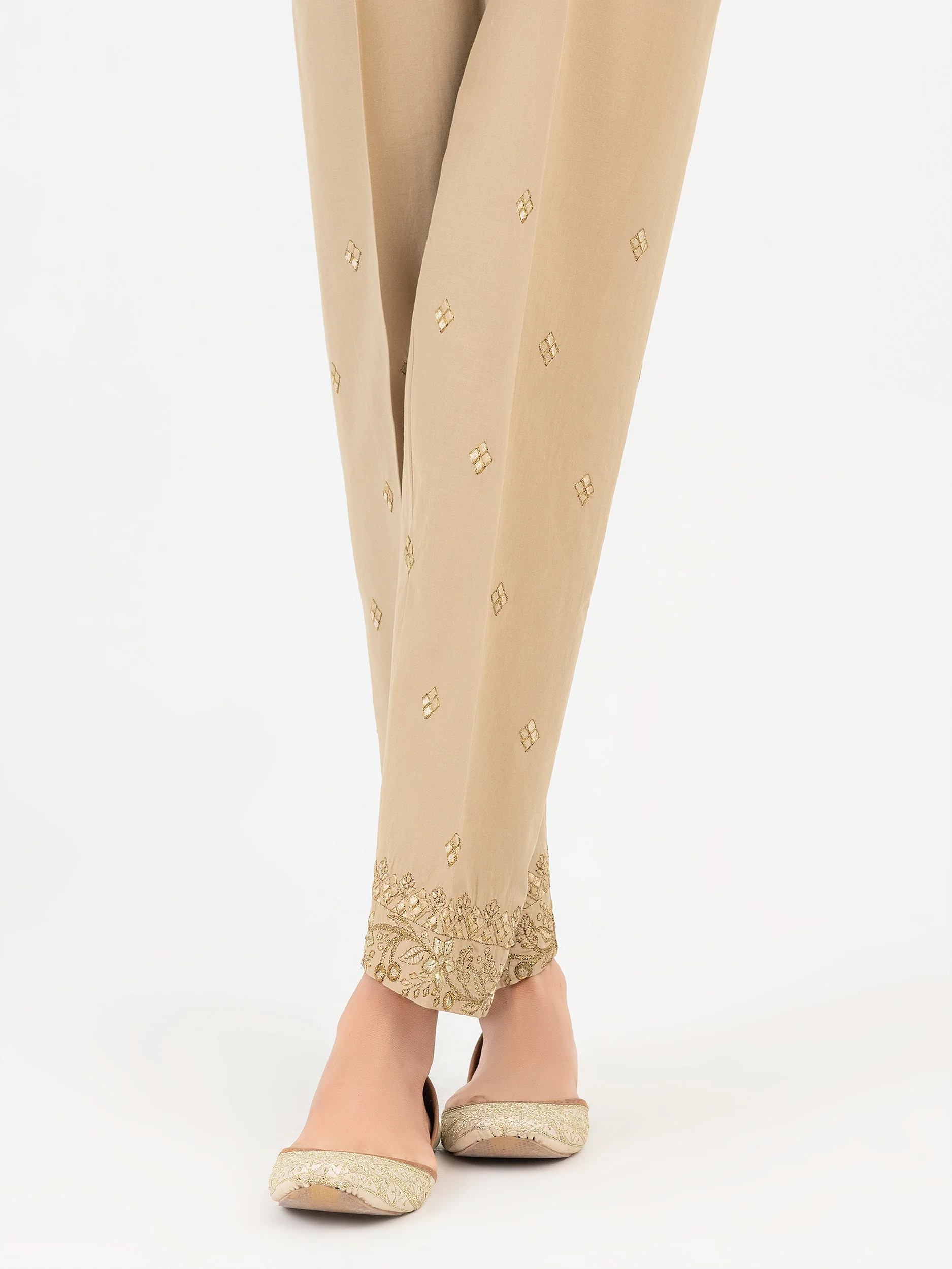 Cambric Trouser-Embroidered (Pret) - Image 2