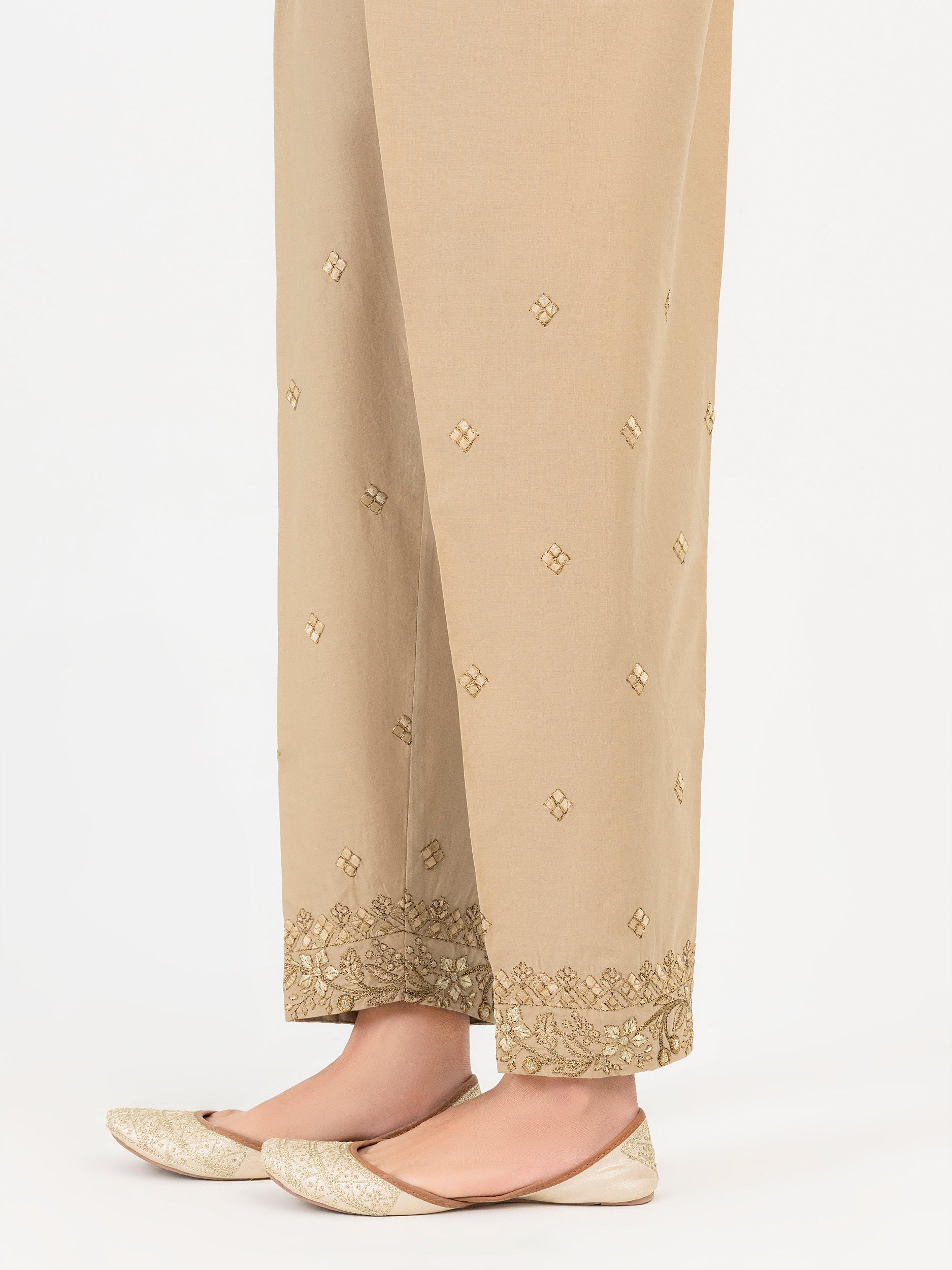 Cambric Trouser-Embroidered (Pret) - Image 3