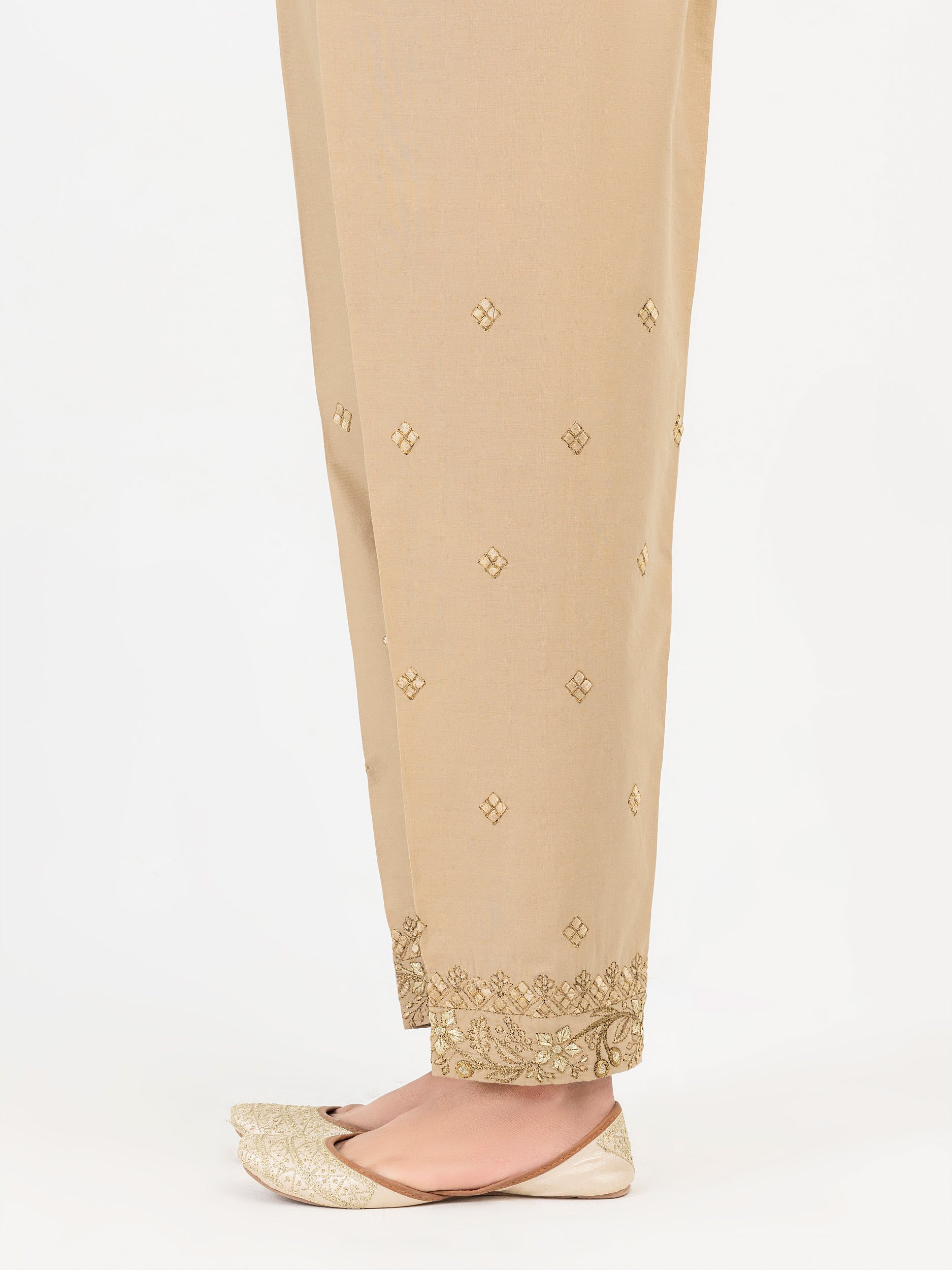 Cambric Trouser-Embroidered (Pret) - Image 4