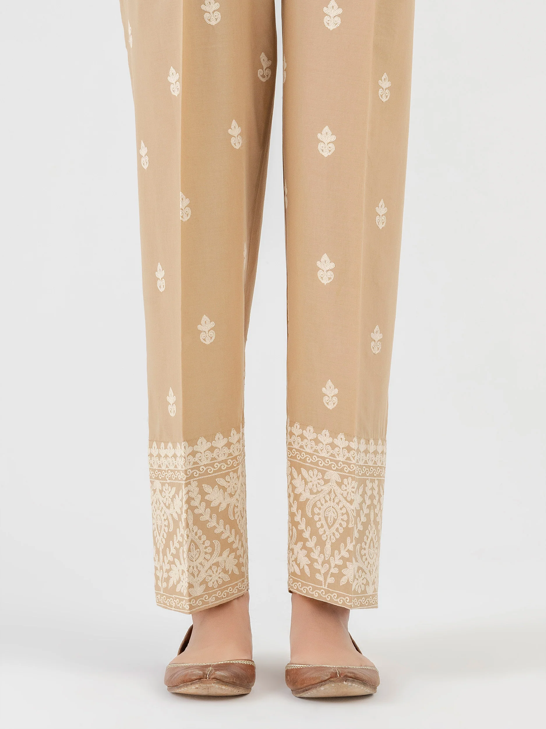 Cambric Trouser-Embroidered  (Pret) - Image 2