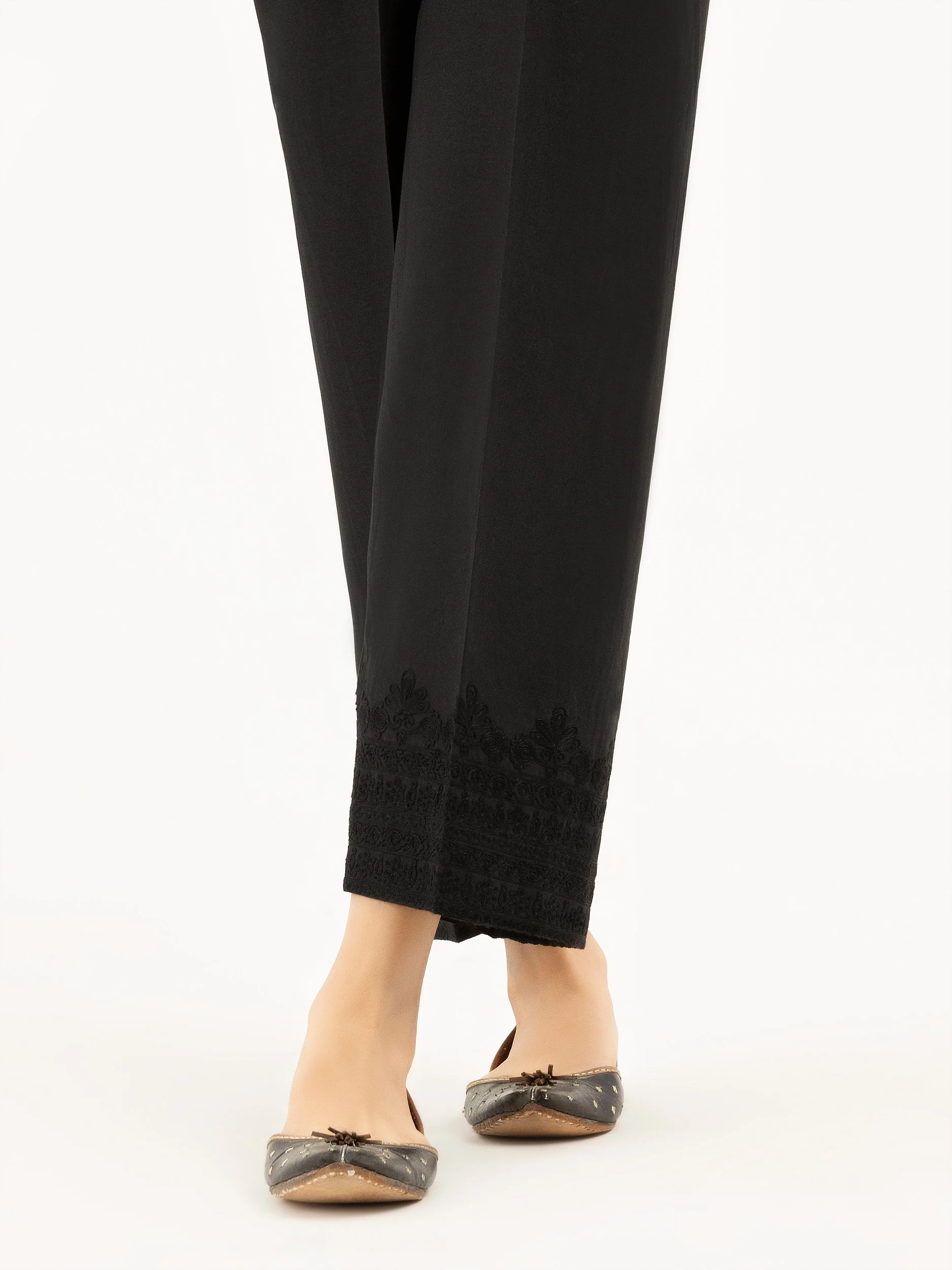 Cambric Trousers-Embroidered (Pret) - Image 2