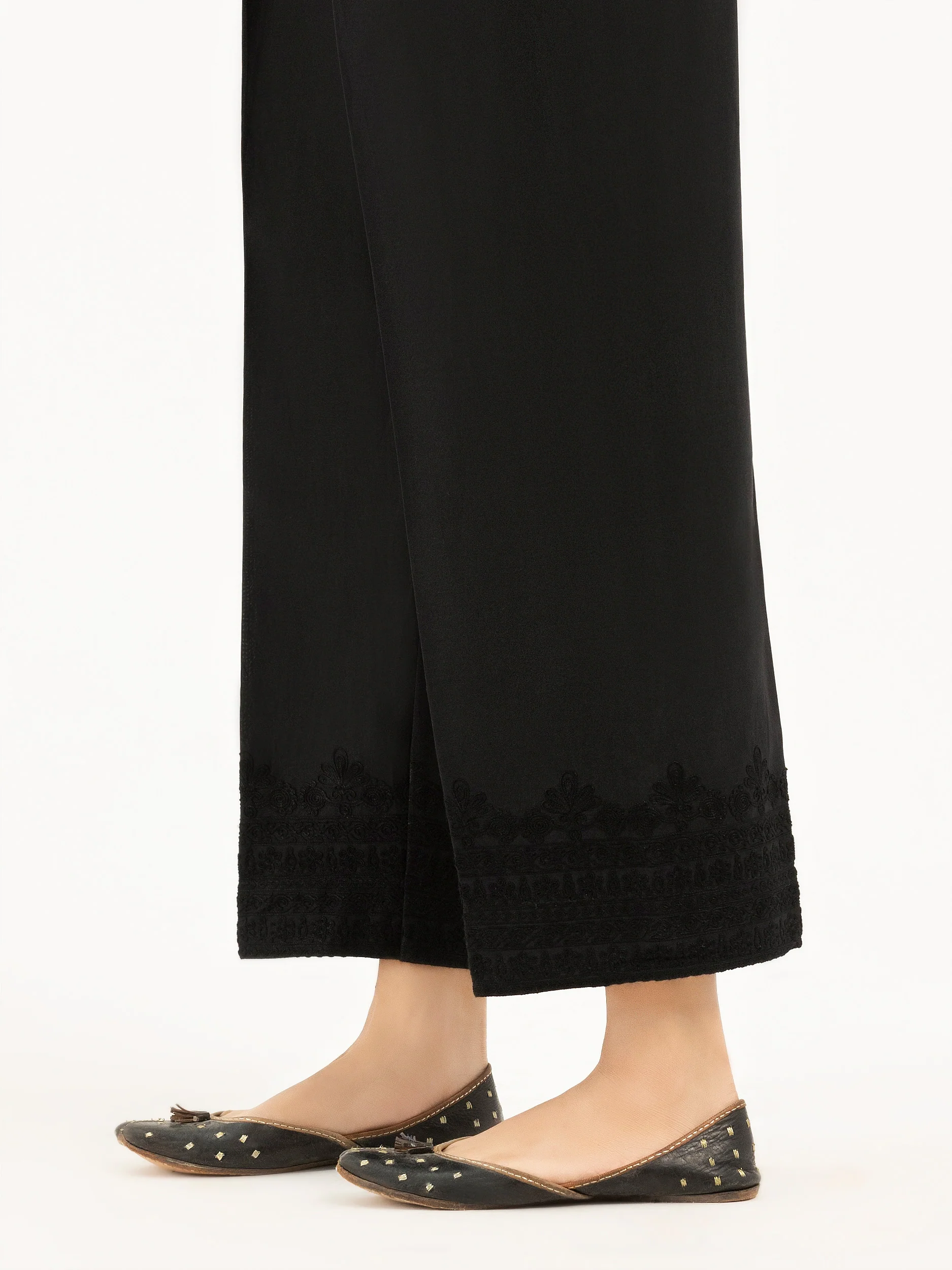 Cambric Trousers-Embroidered (Pret) - Image 3