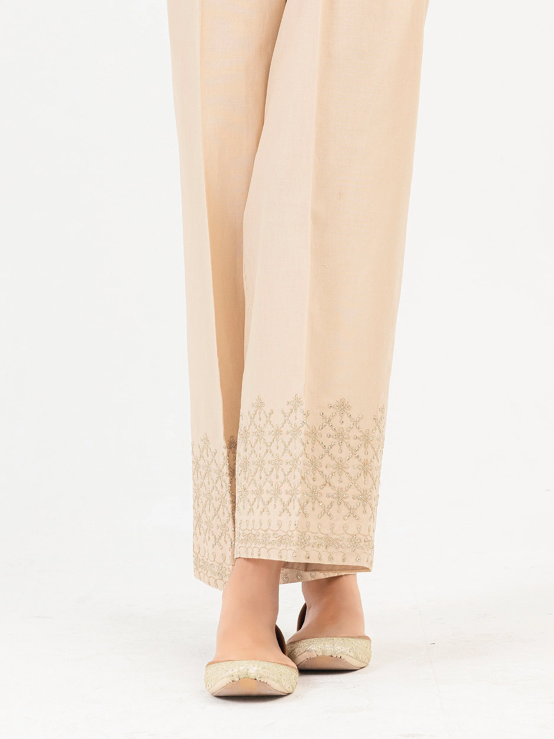 Cambric Trouser-Embroidered (Pret) - Image 2