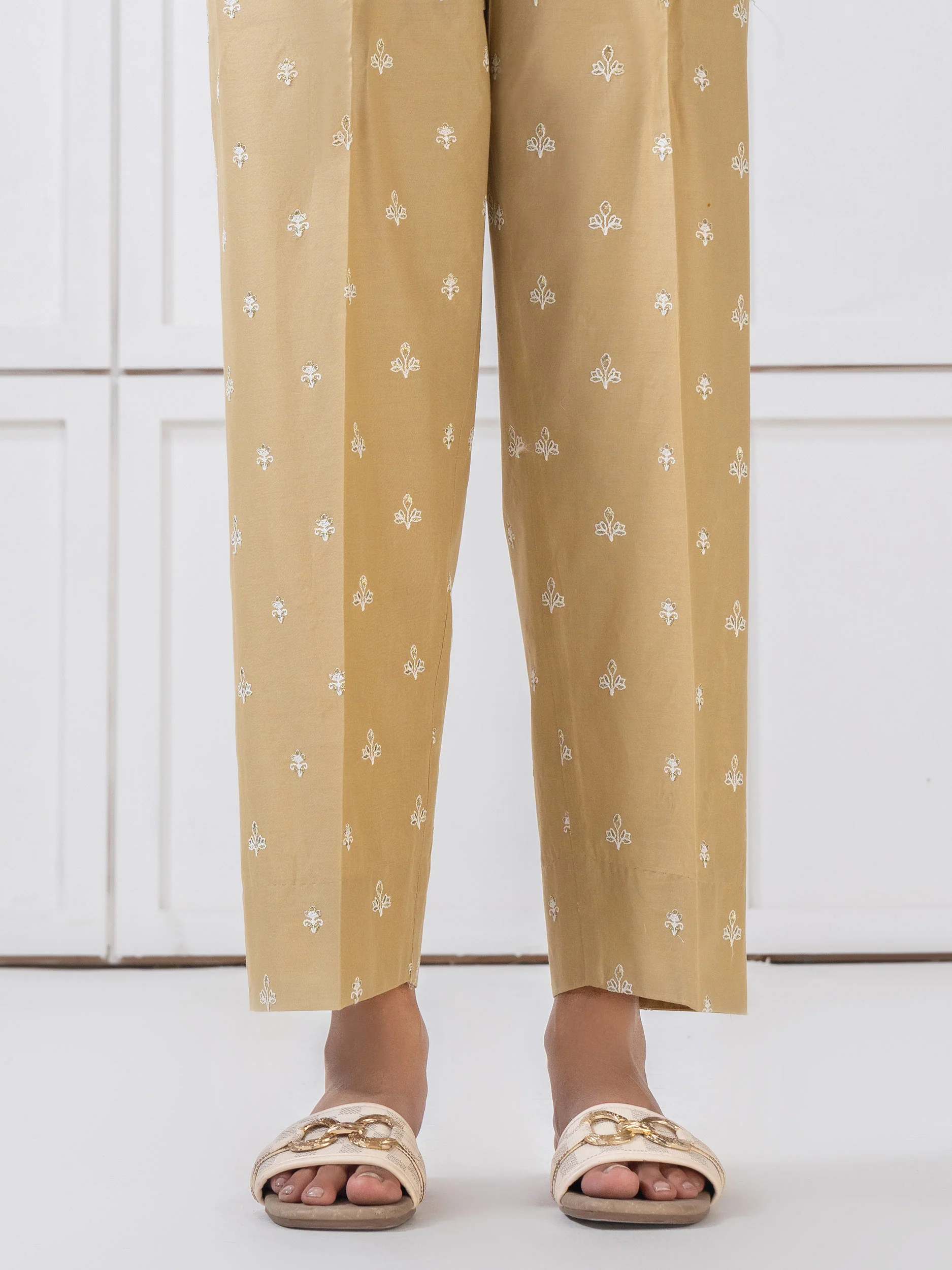 Lawn Trouser-Embroidered (Pret) - Image 3