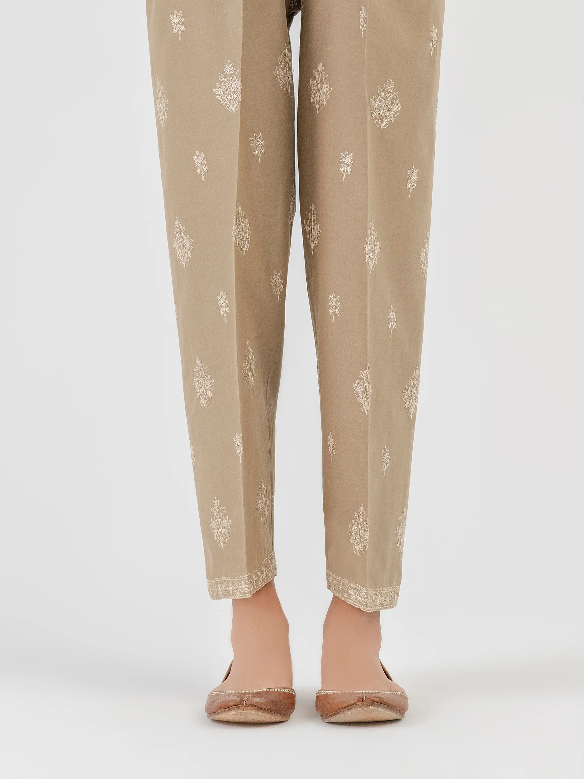 Cambric Trouser-Embroidered  (Pret) - Image 2