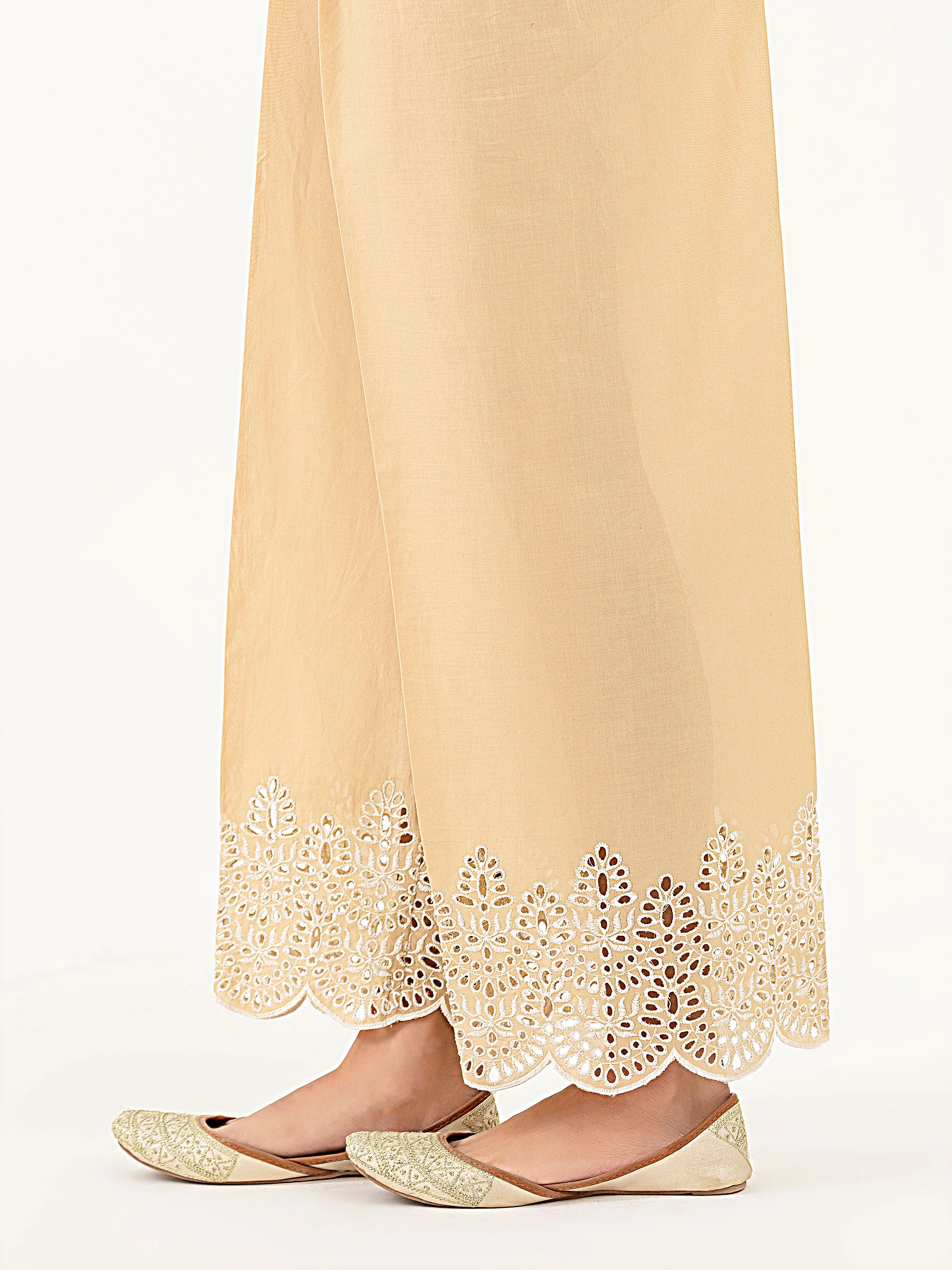 Cambric Trouser-Embroidered (Pret) - Image 4